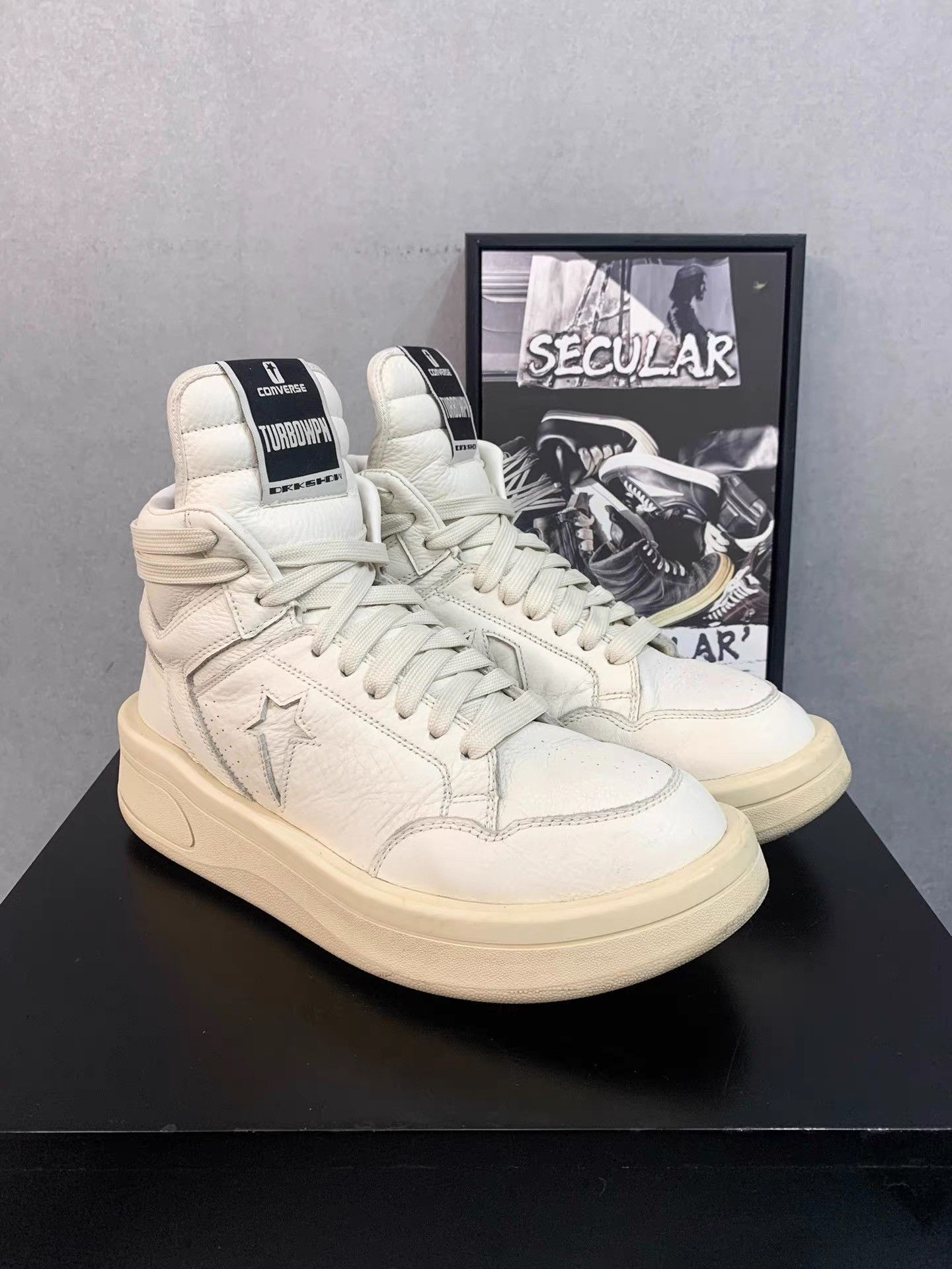 Rick Owens Rick Owens x Converse Turbodrk Weapon (DRKSHDW) K34 Size US 10 / EU 43 - 2 Thumbnail