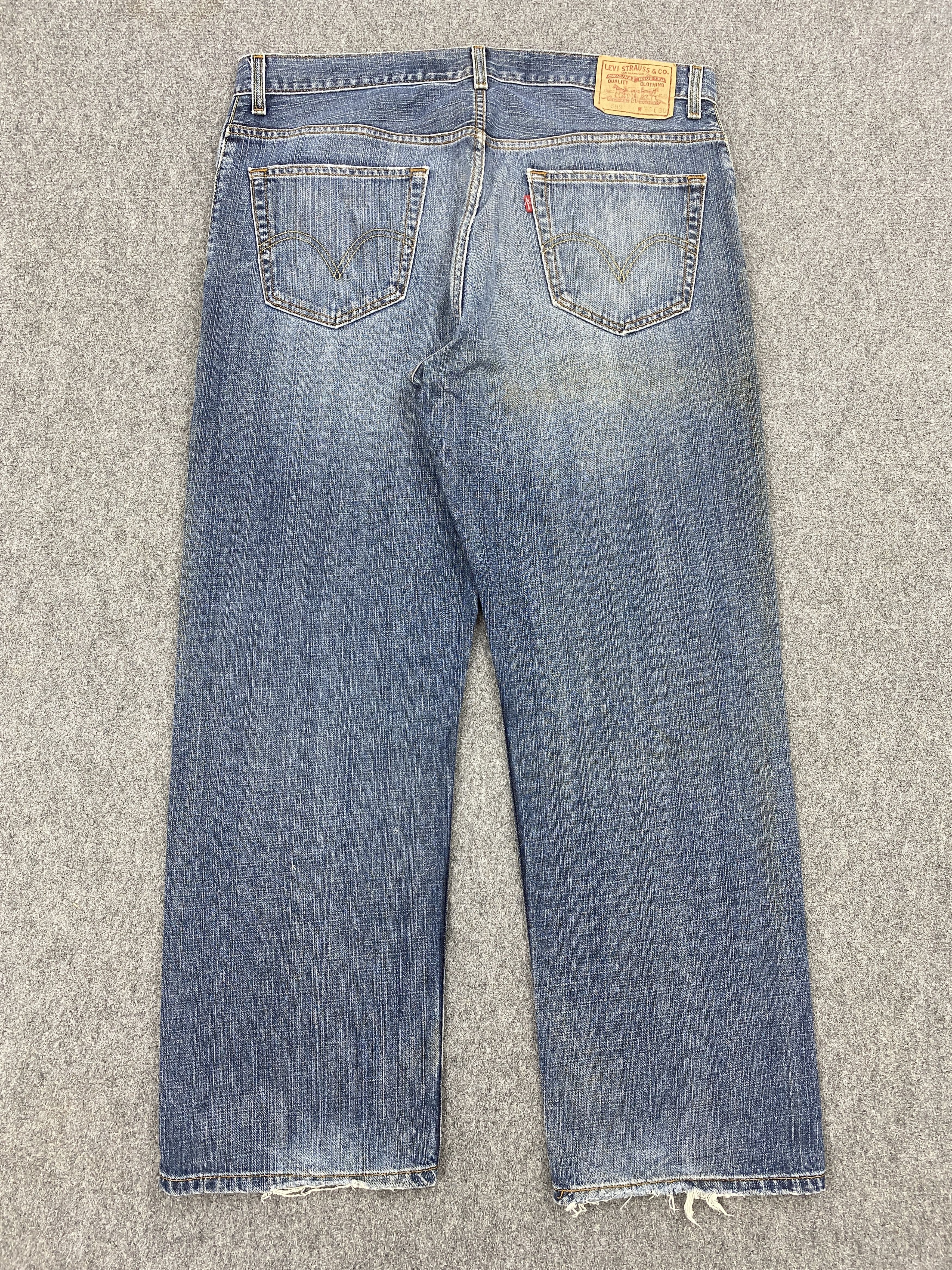 Levi's × Vintage Vintage Levis 559 Relaxed Fit Jeans Size US 36 / EU 52 - 3 Thumbnail