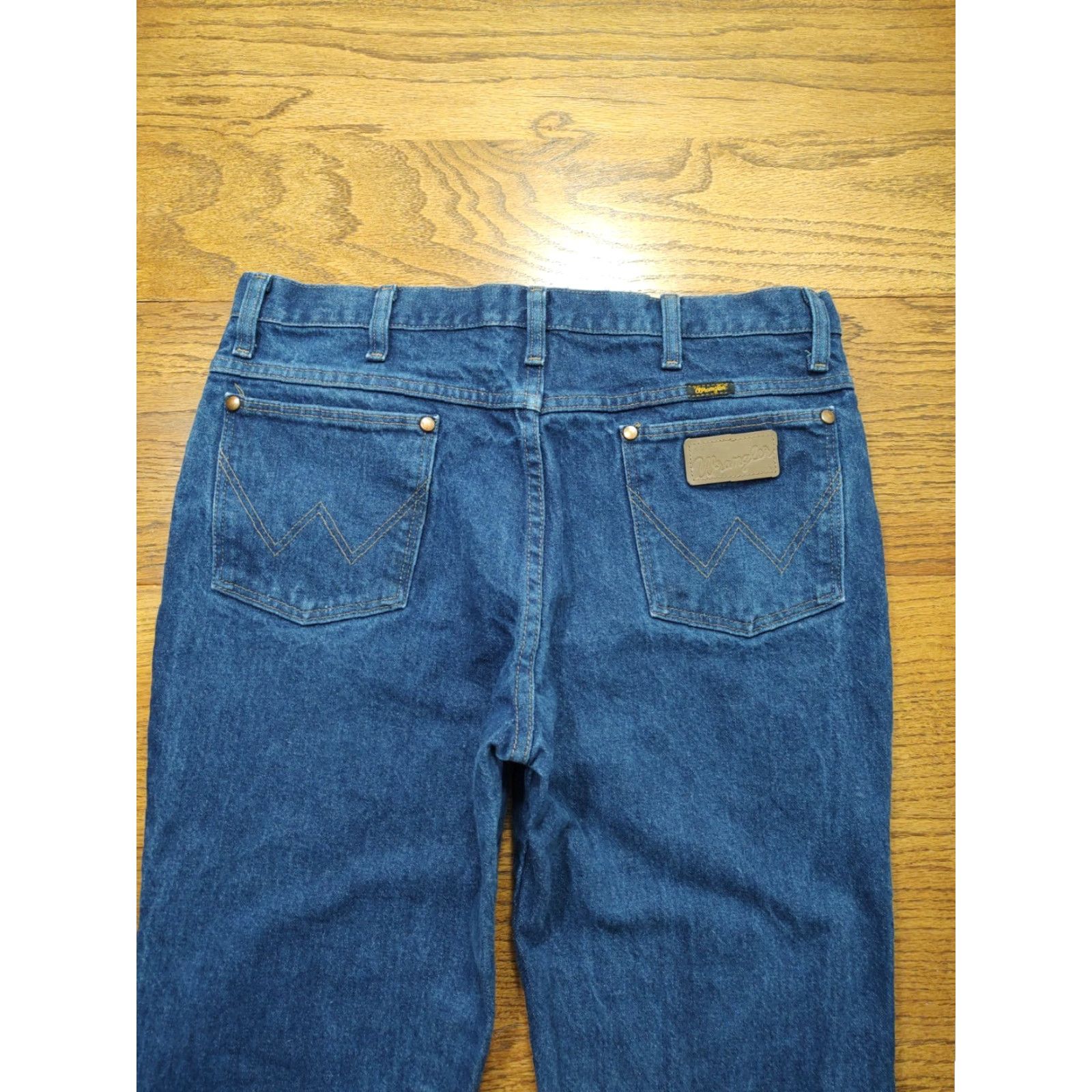 Wrangler VINTAGE Wrangler Jeans Cowboy Cut 936 Slim Mens 33x30 Denim Blue 80s 90s Western Rockabilly Cowboy Cut Jeans Mens Regular 33 Wrangler 936 Size US 33 - 3 Thumbnail
