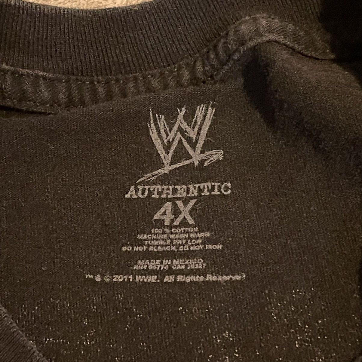 WWE WWE Chris Jericho Authentic Wear T-Shirt Mens 4X Black Tee Size US XXL / EU 58 / 5 - 5 Thumbnail