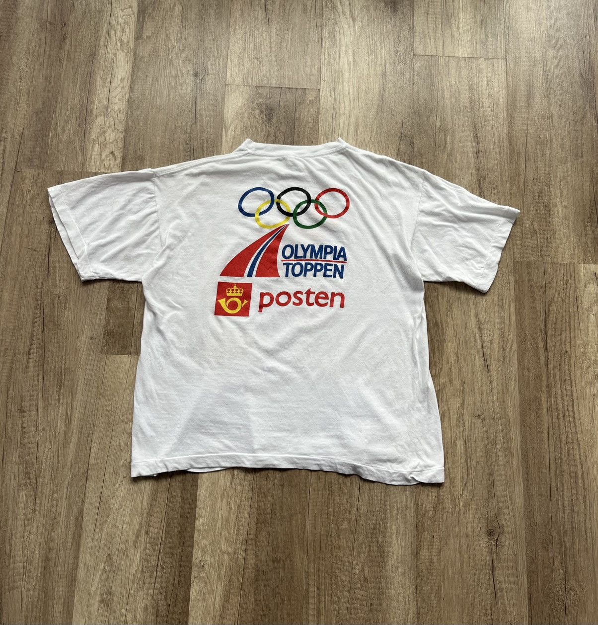 USA Olympics × Vintage Olympic Run Day Lillehammer 1990 Vintage Rare T-Shirt Size L Size US L / EU 52-54 / 3 - 5 Thumbnail