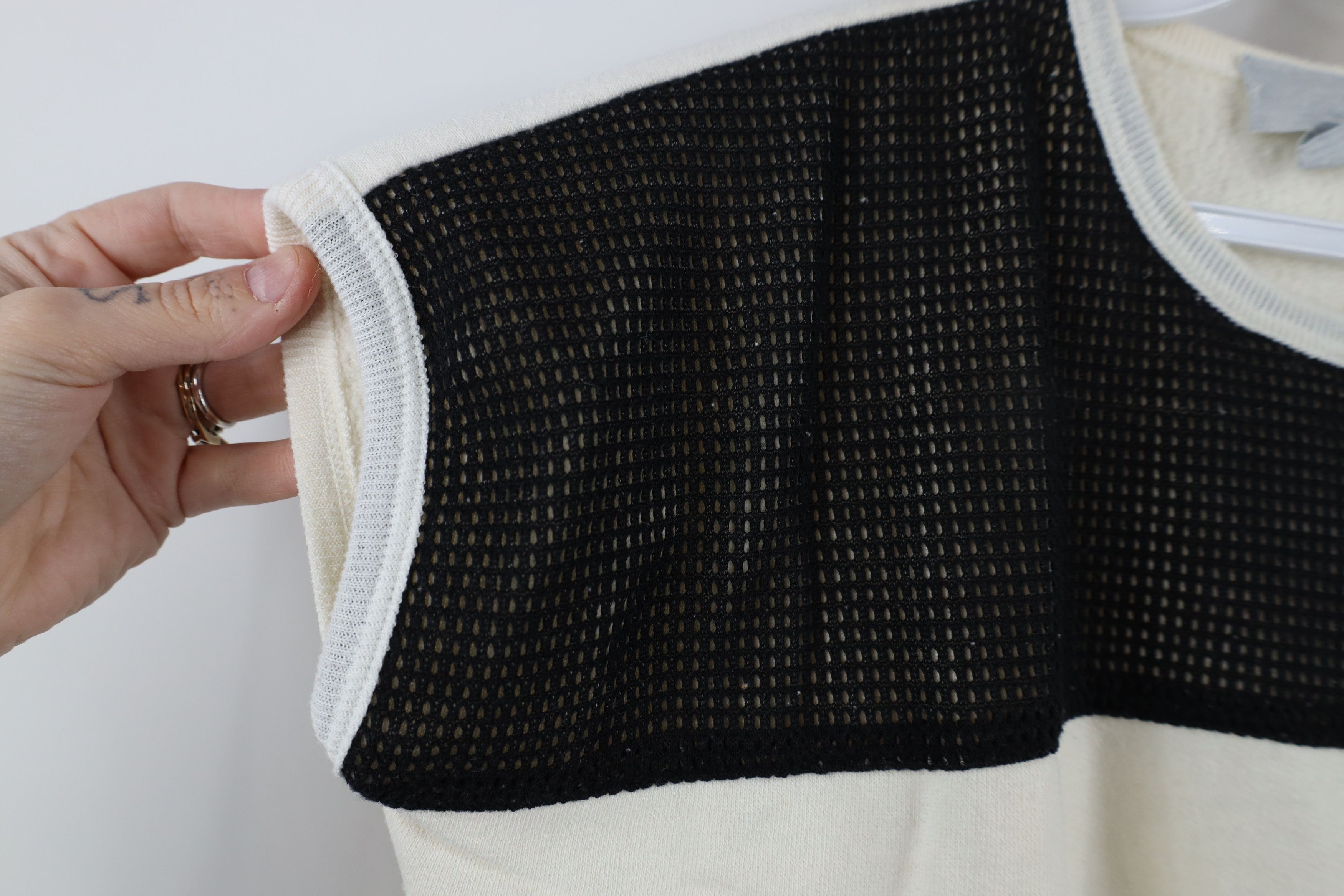 Vintage Vintage 80s 90s Streetwear Mesh Sleeveless Sweatshirt Size M / US 6-8 / IT 42-44 - 7 Thumbnail