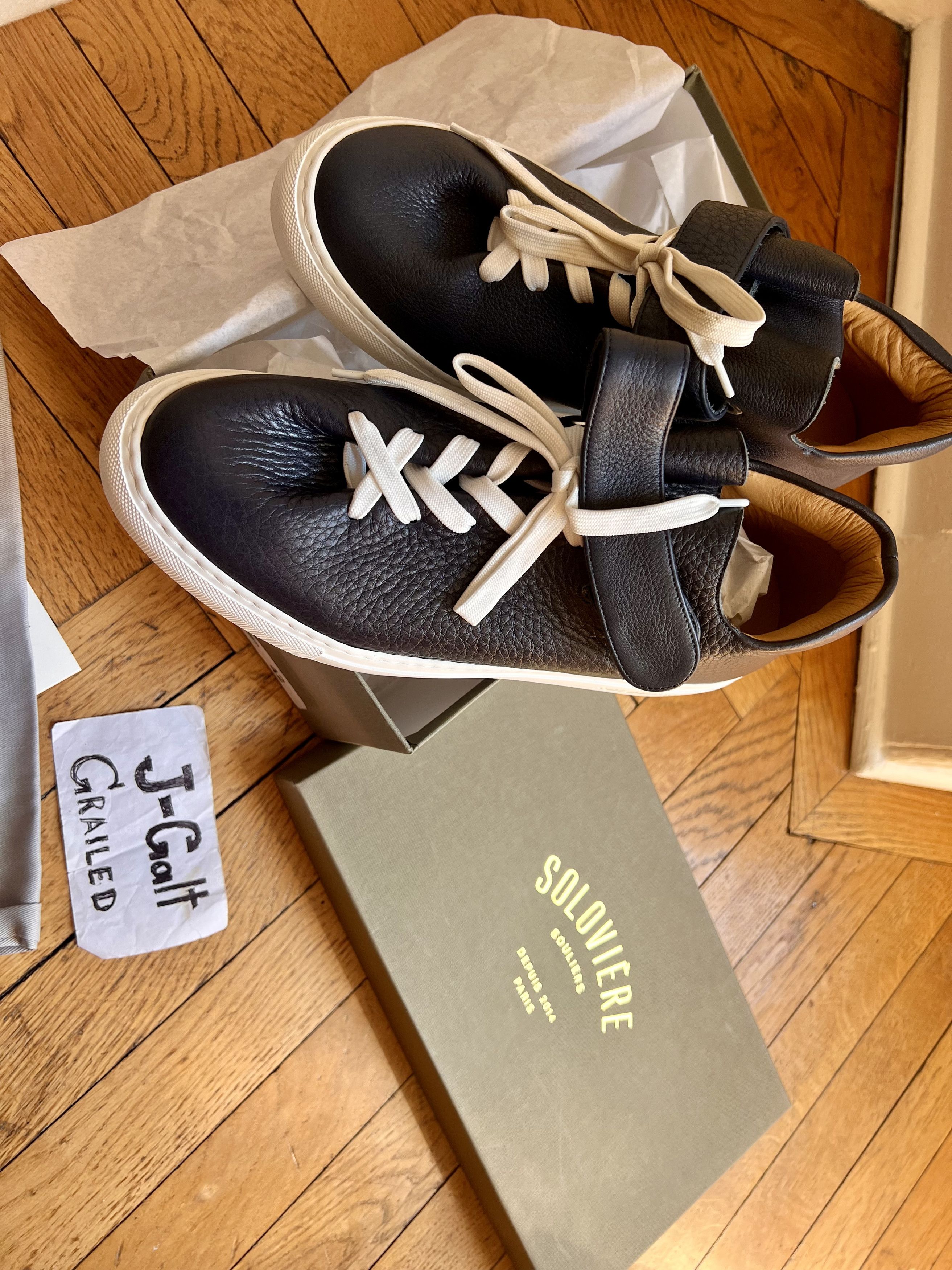 Jacques Soloviere × Saint Laurent Paris Calf leather Rodolphe sneaker Size US 9 / EU 42 - 4 Thumbnail