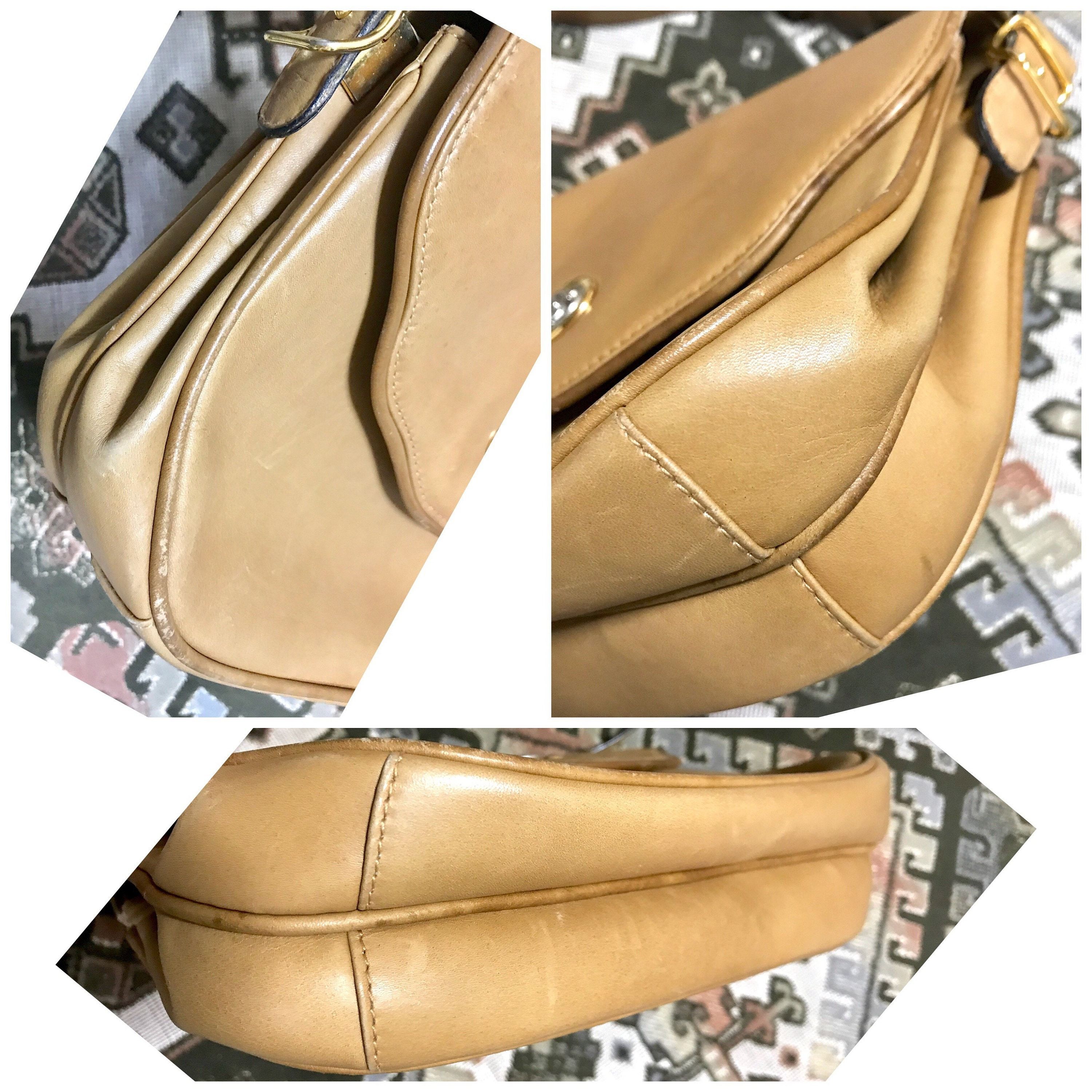 Gucci Vintage Gucci nude brown shoulder bag with gg mark Size ONE SIZE - 5 Thumbnail