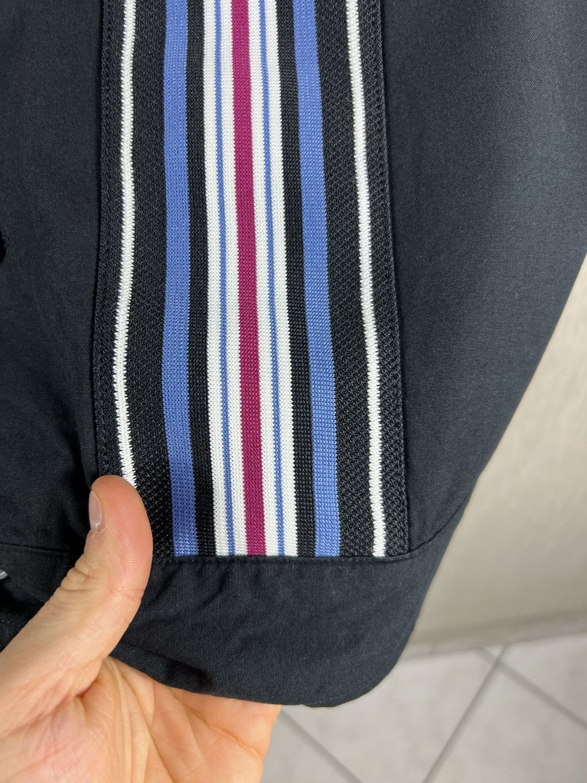 Stussy Stussy striped knit panel bowling shirt button up streetwear Size US S / EU 44-46 / 1 - 15 Thumbnail