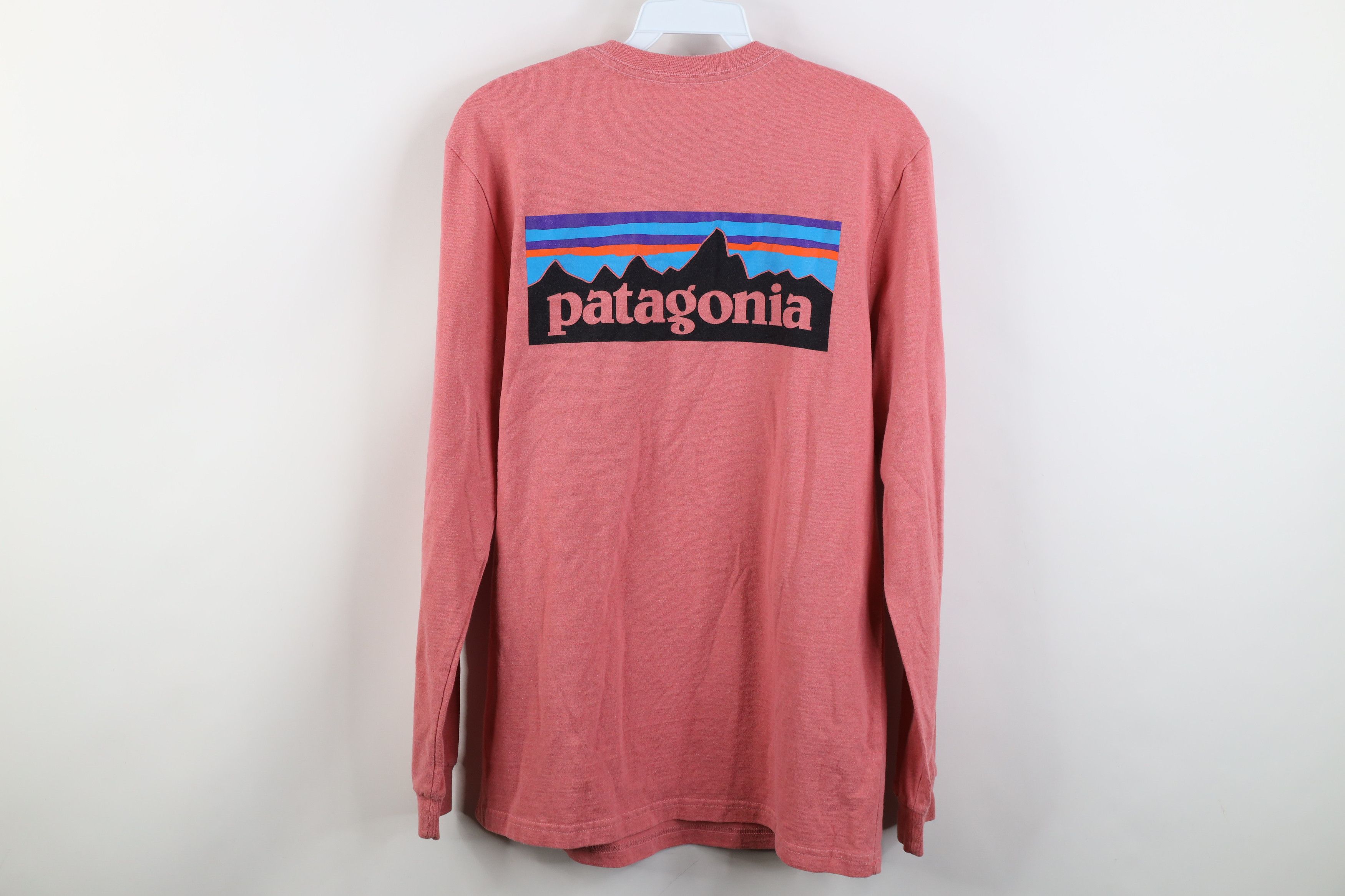 Patagonia Y2K Patagonia Spell Mountain Logo Long Sleeve T-Shirt Pink Size US S / EU 44-46 / 1 - 10 Thumbnail