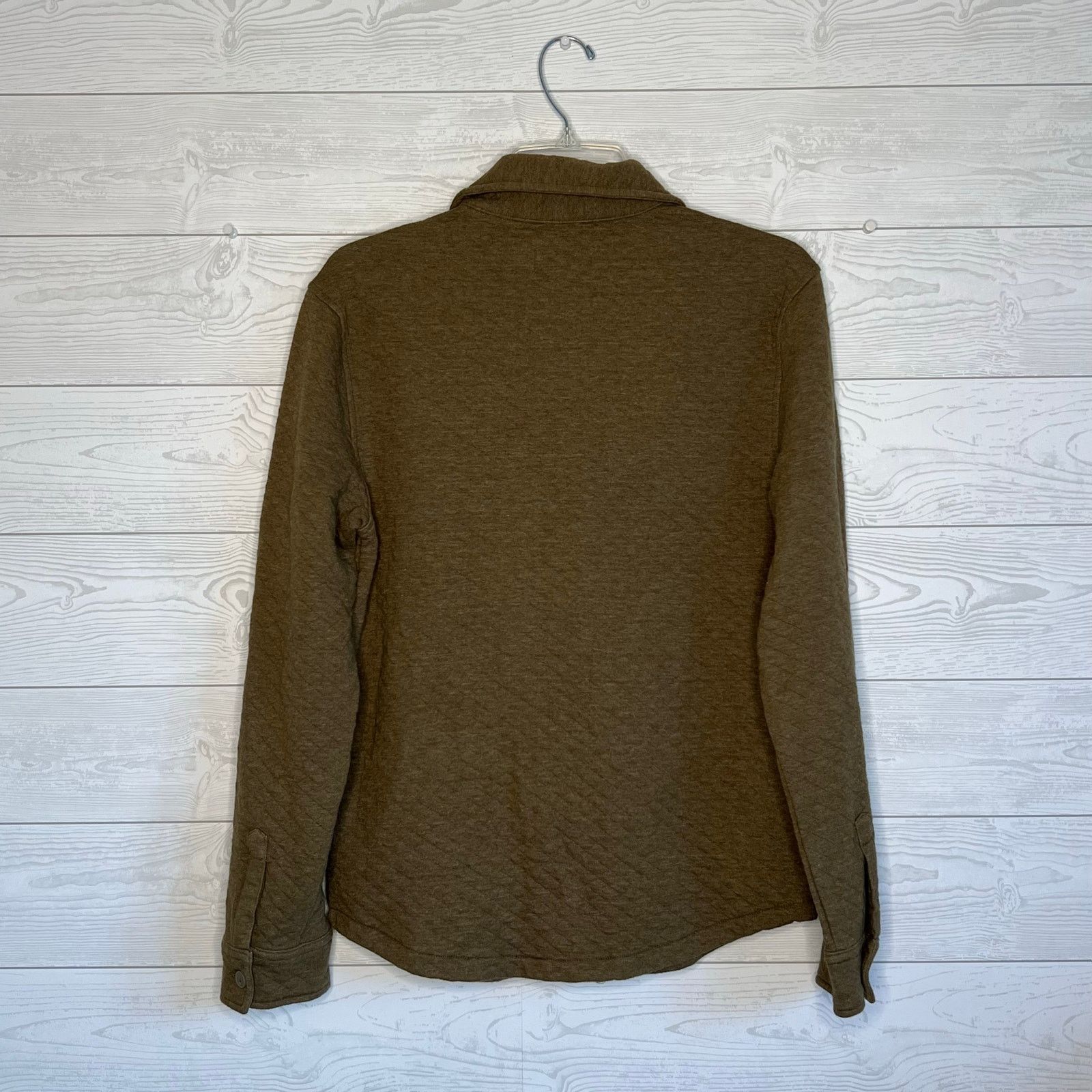 Other Goodfellow & Co olive green quilted shacket Size Small Size US S / EU 44-46 / 1 - 2 Thumbnail