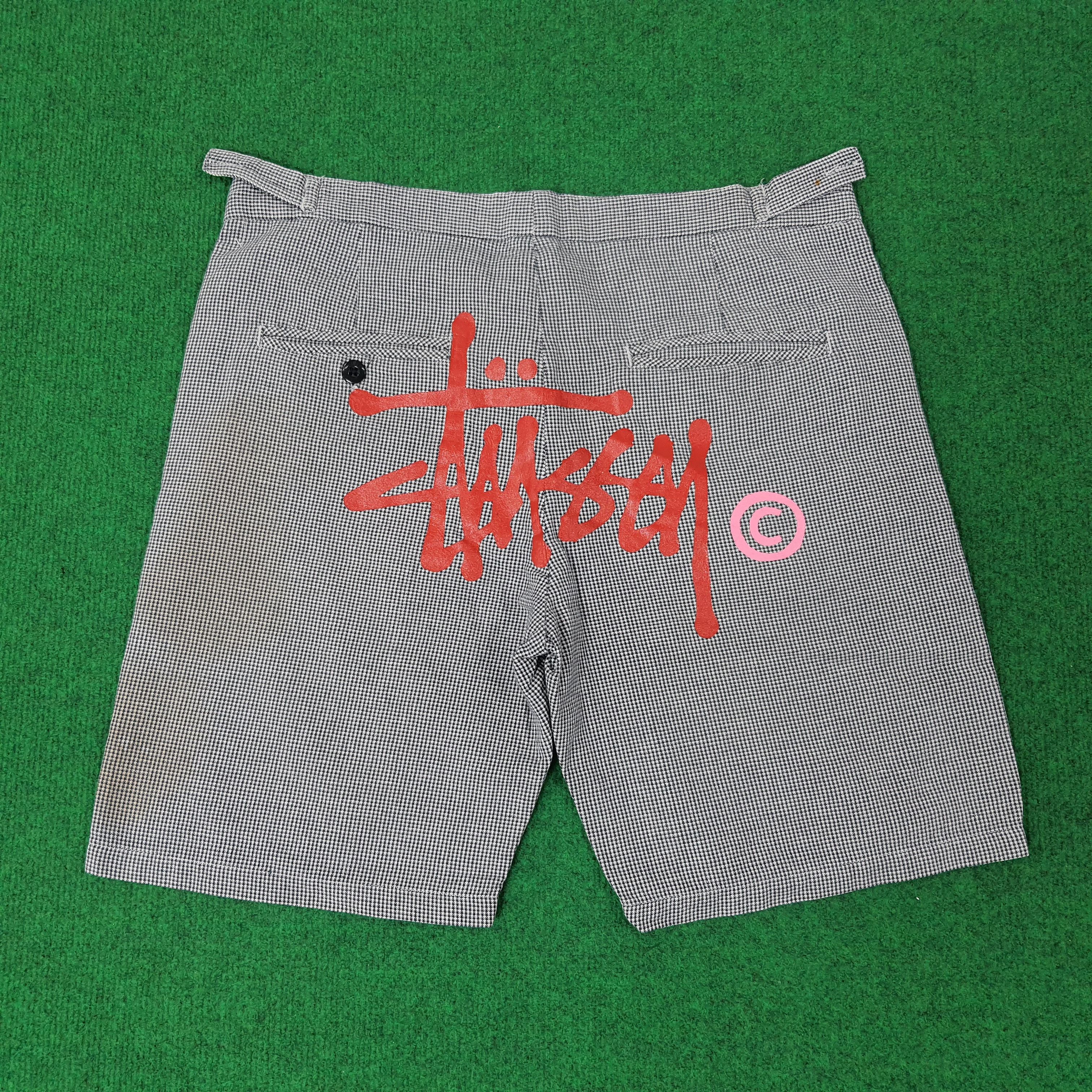 Stussy Vintage Stussy Custom Logo Streetwear Short Pants Size US 33 - 1 Thumbnail
