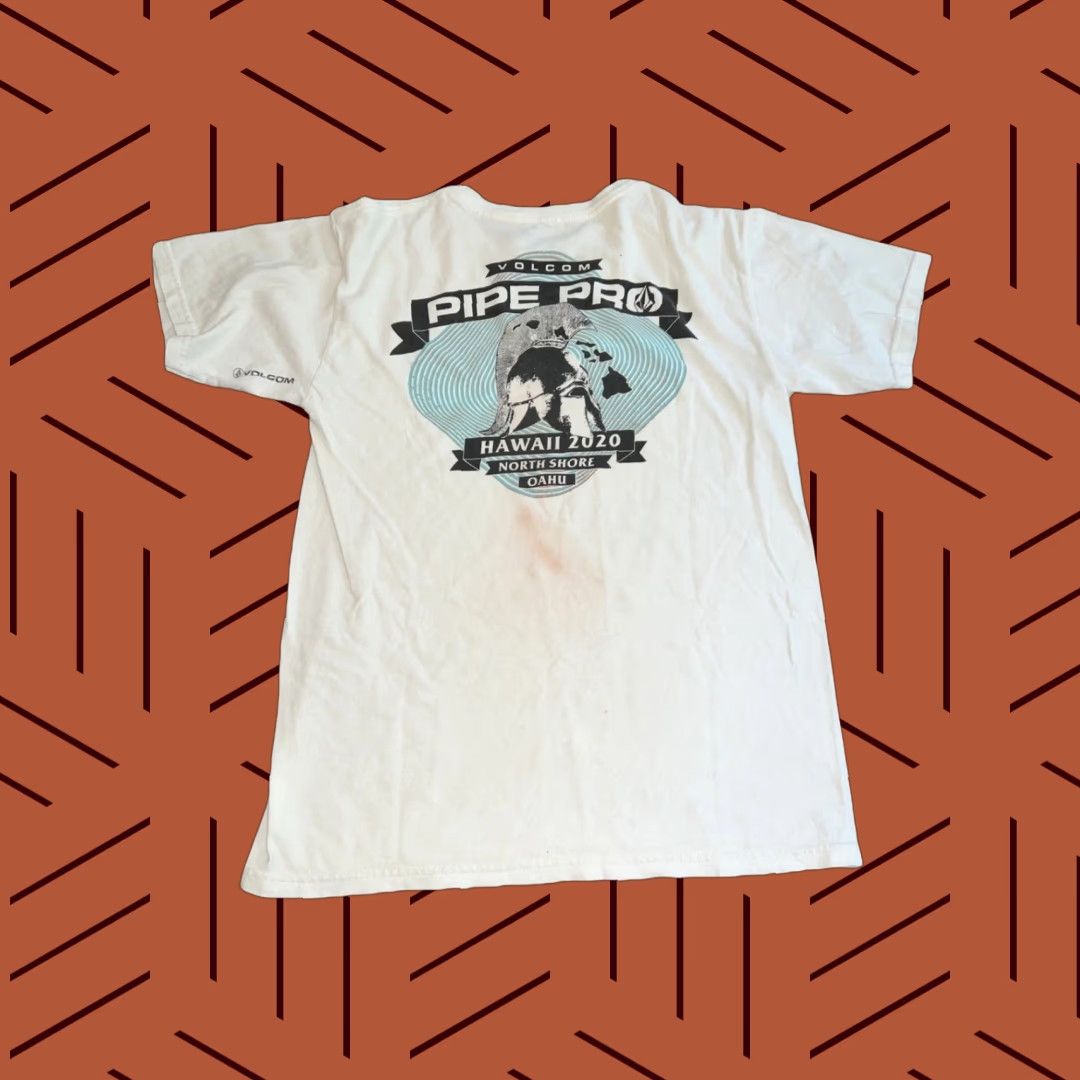 Volcom VINTAGE Volcom Pipe Pro Bonzai Pipeline Hawaii 2020 Shore North Shore SHIRT Small Vtg. Size US S / EU 44-46 / 1 - 1 Thumbnail