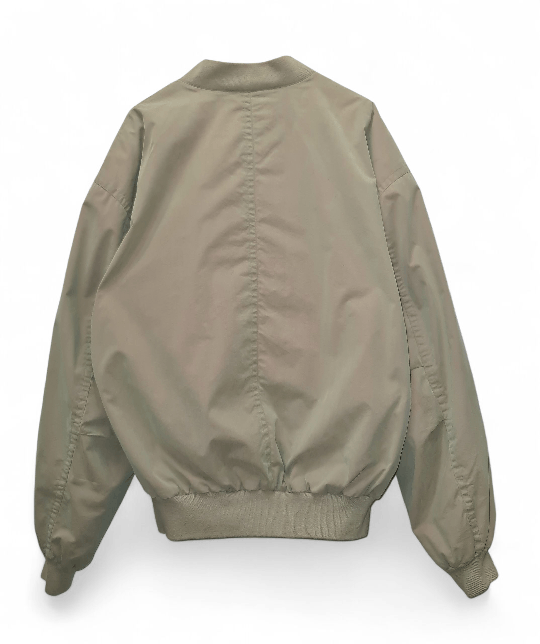 Hugo Boss 90s Vintage Hugo Boss Beige Boomber Jacket Nylon Size US L / EU 52-54 / 3 - 2 Thumbnail