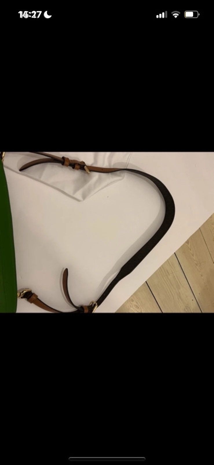 Michael Kors Michael Kors Handbag Green Brown Leather Size ONE SIZE - 12 Thumbnail