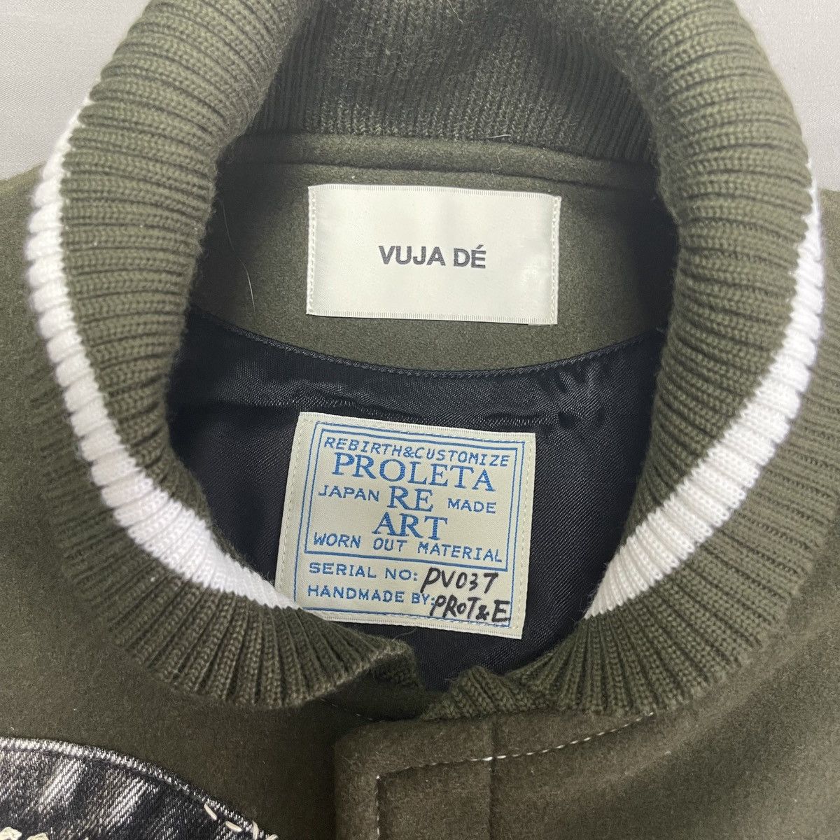 Vuja De VUJA DE X PROLETA RE ART 'Winter Wind' Varsity Jacket Size US L / EU 52-54 / 3 - 5 Thumbnail