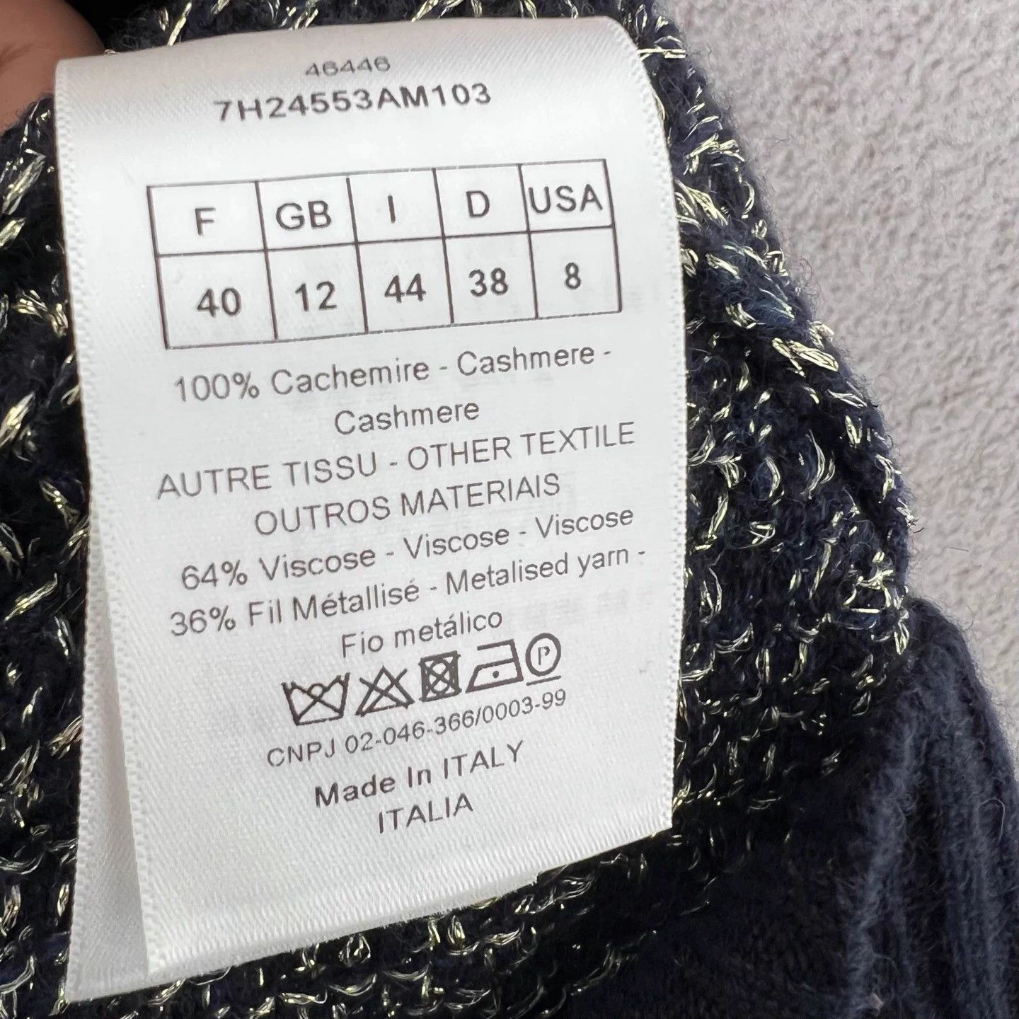 Dior DIOR Gold Thread Embroidered Star Moon Wool Sweater Size M / US 6-8 / IT 42-44 - 4 Thumbnail