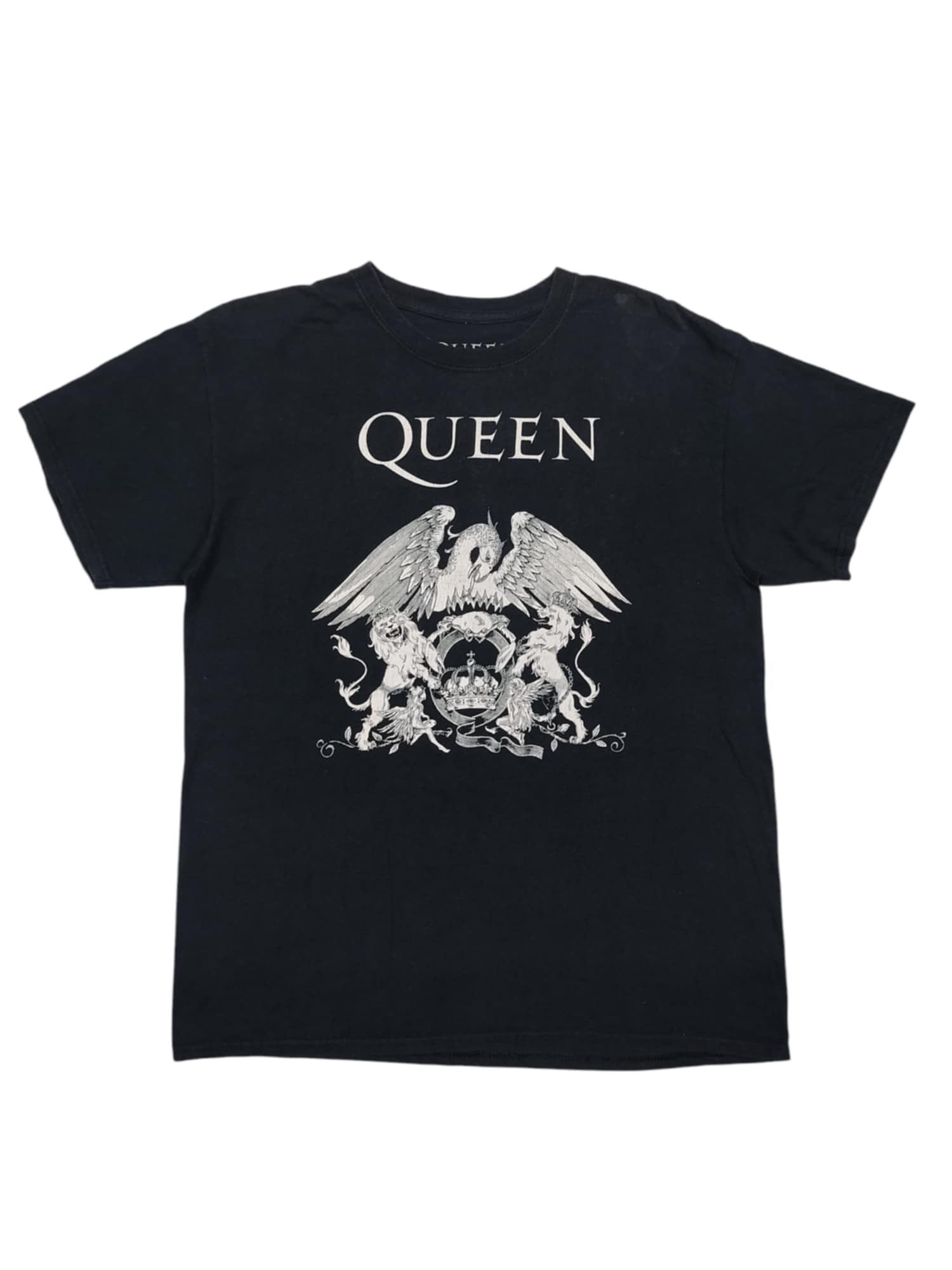 Y2K sun faded QUEEN Hard Rock Heavy Metal Band T-Shirt