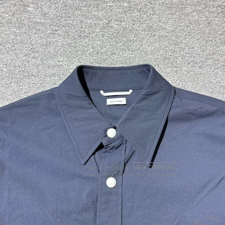 Thom Browne Thom Browne Dark Blue Long Sleeve Shirt Size US M / EU 48-50 / 2 - 3 Thumbnail