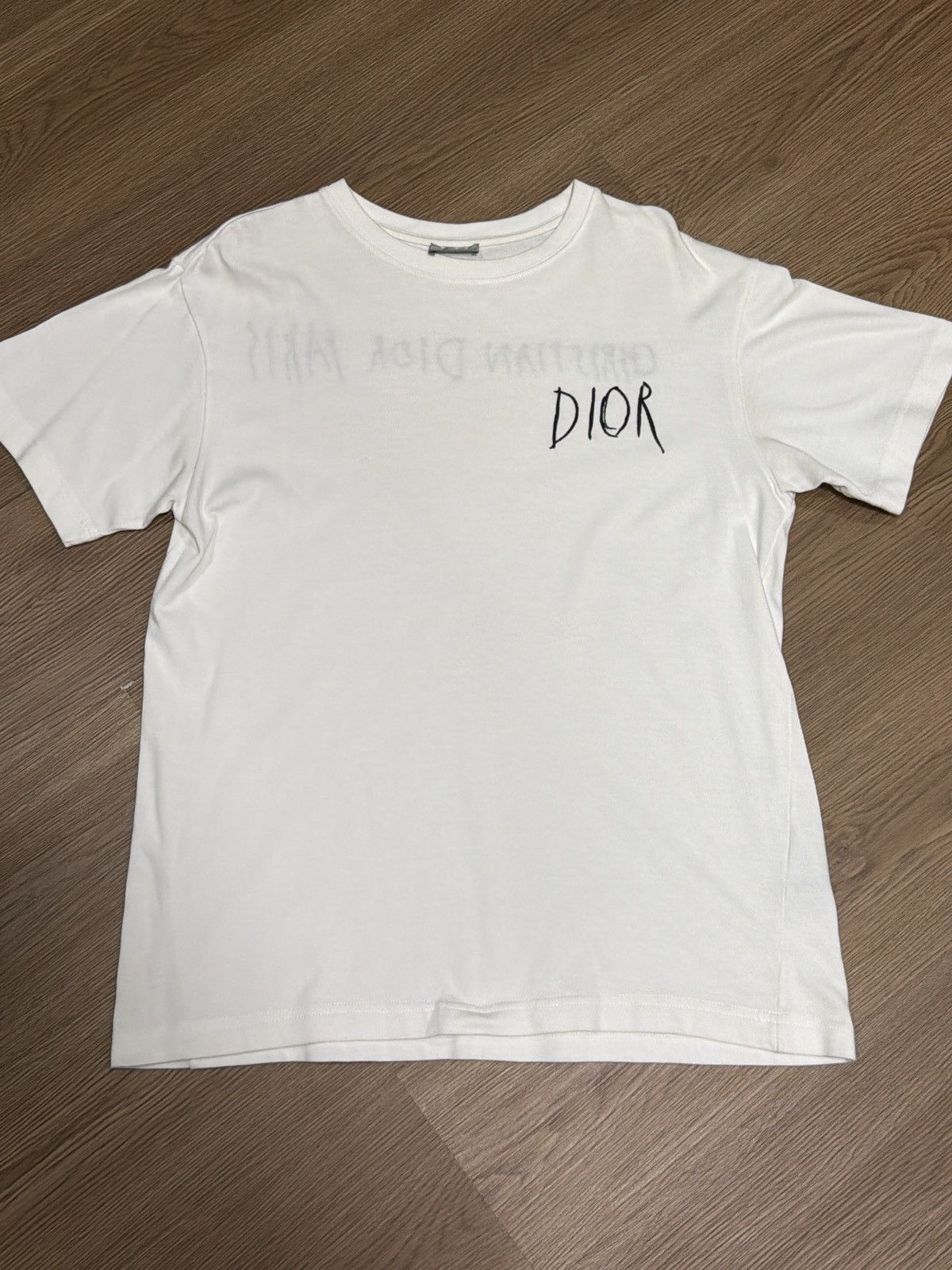 Dior Dior x Raymond Pettibon Embroidered Crewneck T-shirt Size US S / EU 44-46 / 1 - 1 Thumbnail