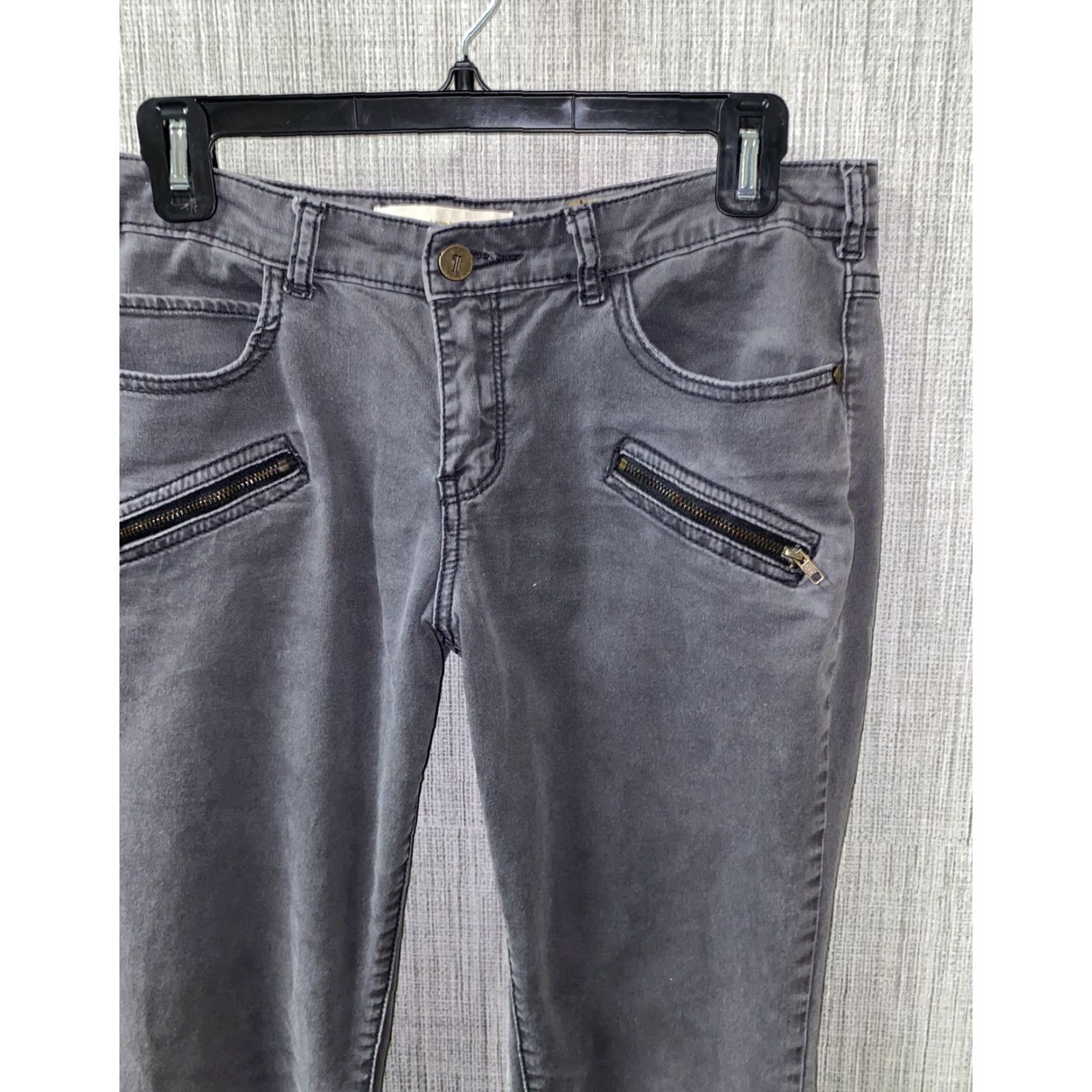 Vintage Pilcro Womens Gray Zip Fly Casual Pants Size 34 X 31 -> Pilcro Womens Gray Casual Pants Size 34 X 31 Size 24" / US 00 / IT 34 - 2 Thumbnail