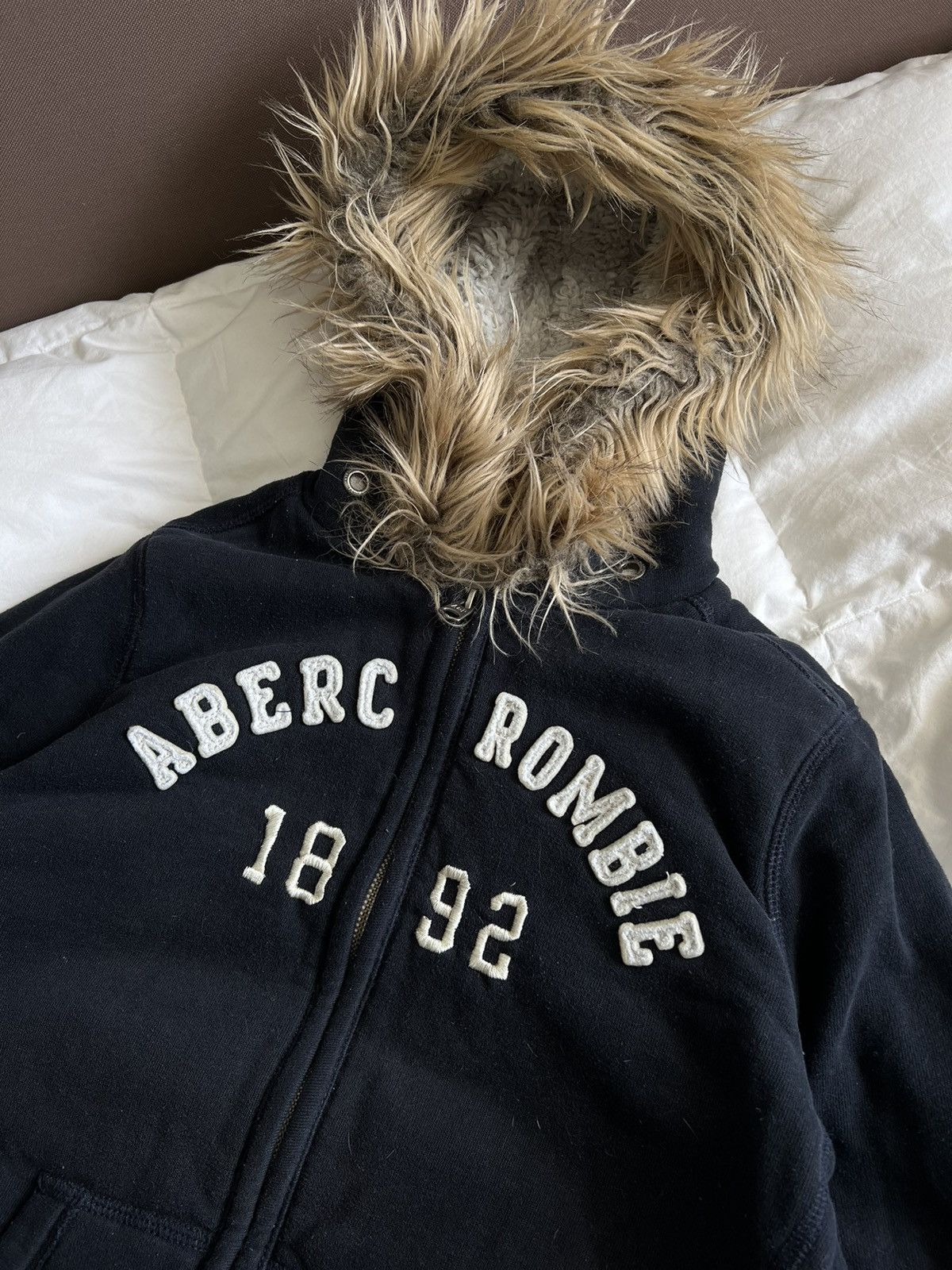 14th Addiction × Abercrombie & Fitch × If Six Was Nine Abercrombie Authentic Vintage Fur Hoodie i6w9 Igb style Size M / US 6-8 / IT 42-44 - 5 Thumbnail
