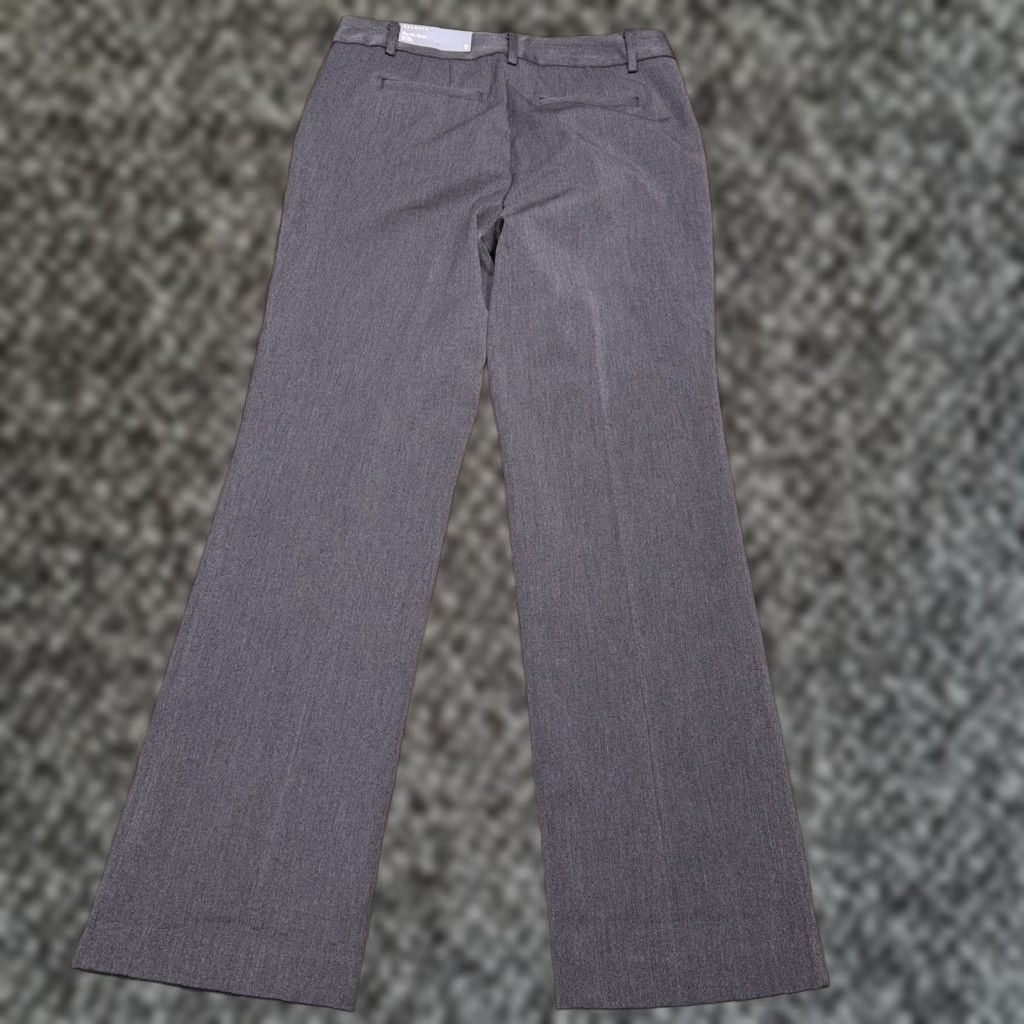 Talbots Talbots Pants Womens 8 Charcoal Heather Gray Full Length New Bootcut Stretch Dress Pants Fall Size 30" / US 8 / IT 44 - 1 Thumbnail