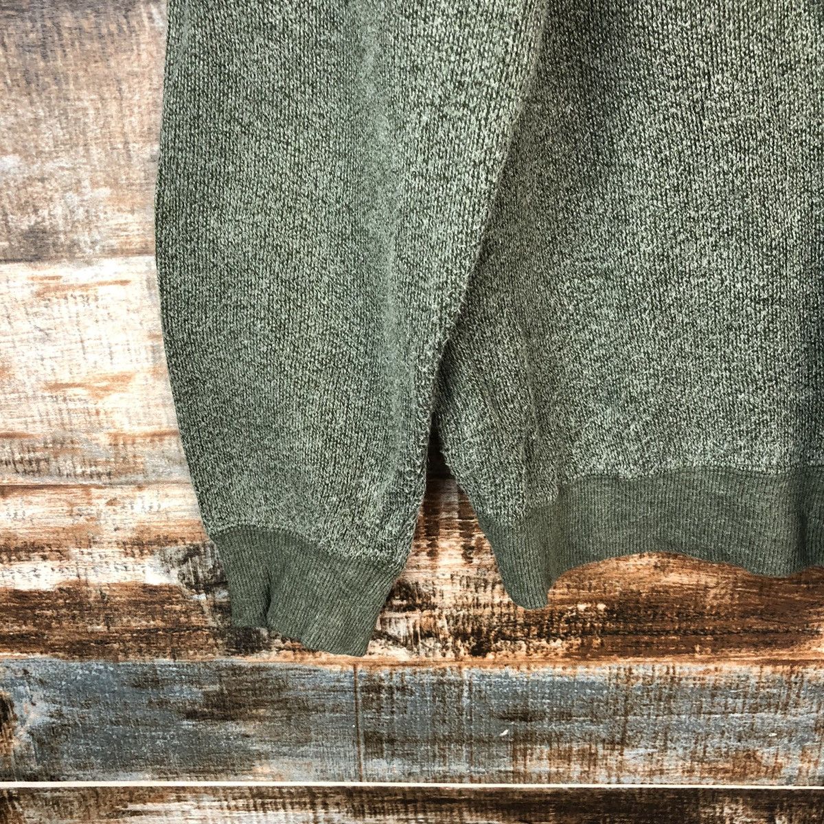 Japanese Brand Blue Cross streetwear Green Sweatshirt #A2064 Size US S / EU 44-46 / 1 - 17 Thumbnail