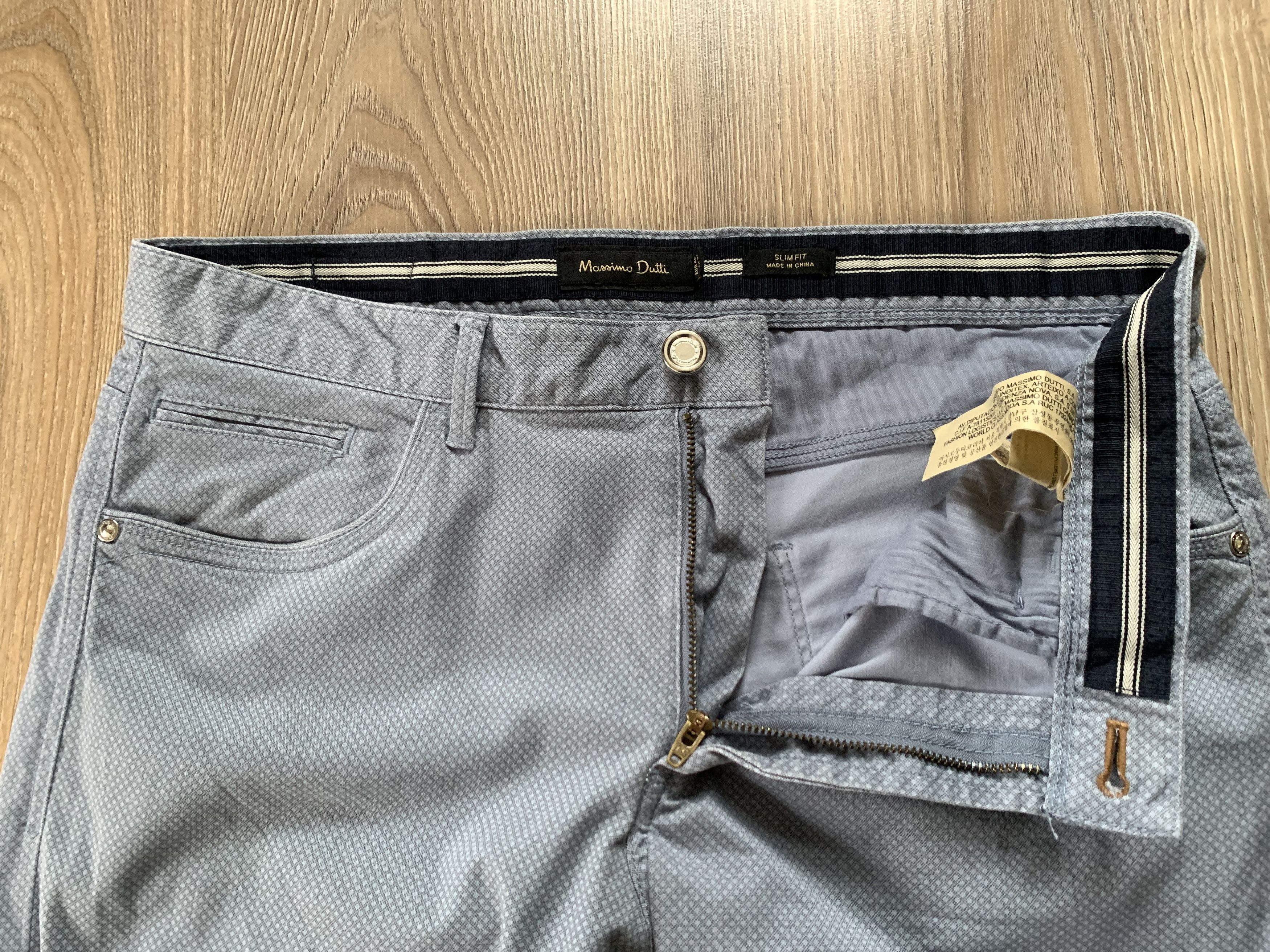 Designer × Massimo Dutti Massimo Dutti Slim Fit Casual Cotton Pants Size US 31 - 5 Thumbnail