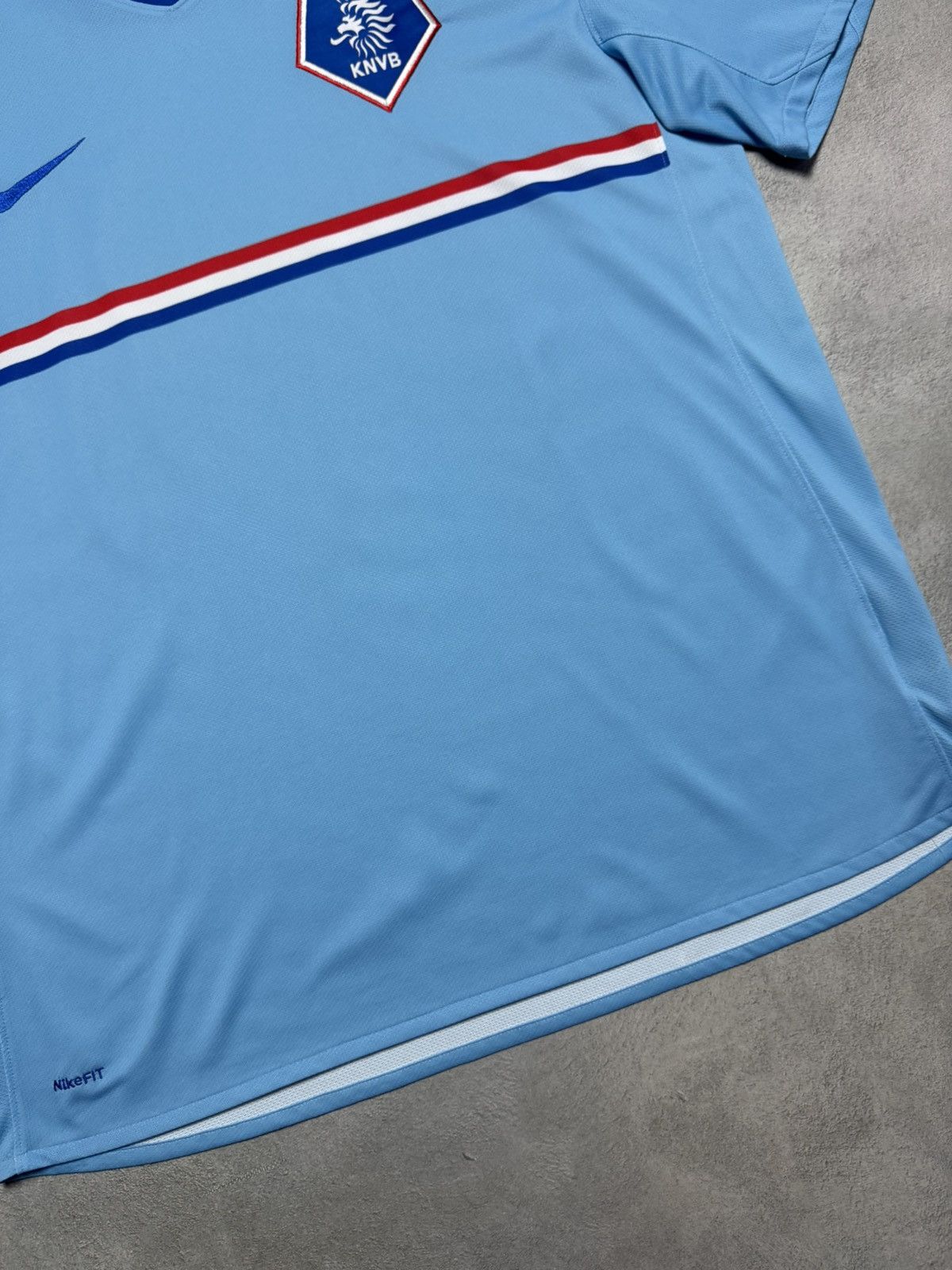 Nike Netherlands 2008 2009 Away Football Shirt Soccer Jersey Nike Size US XL / EU 56 / 4 - 4 Thumbnail