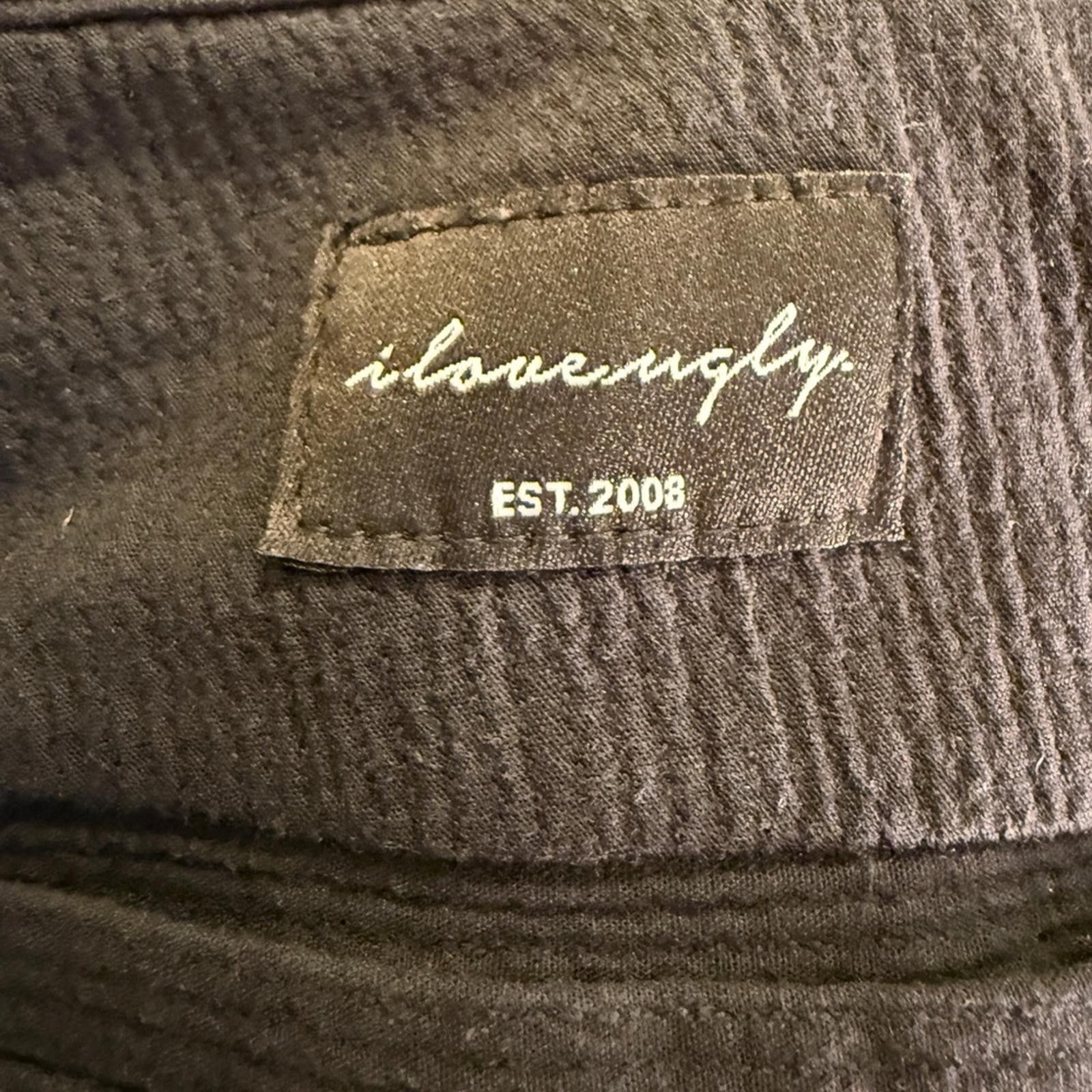 I Love Ugly I Love Ugly Men’s Japanese Minimalist Black Pants sz L Size US 34 / EU 50 - 6 Thumbnail