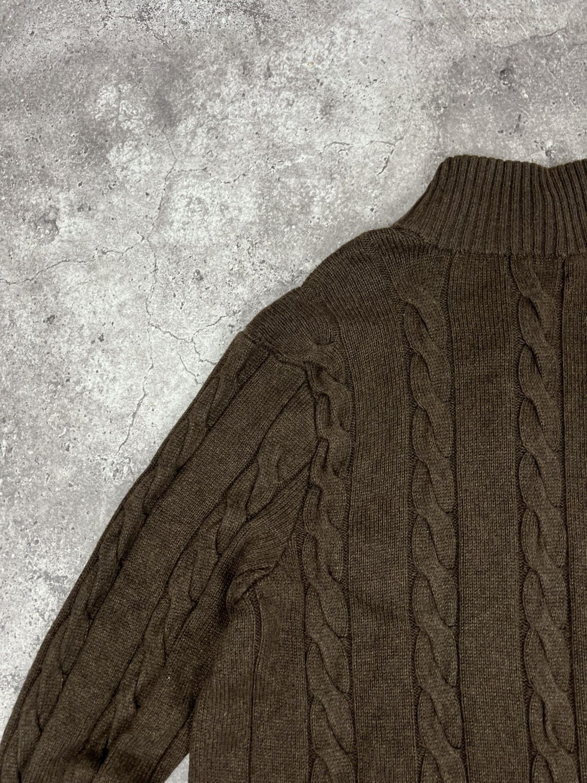 Polo Ralph Lauren Vintage Polo Ralph Lauren Silk Cashmere Knit Sweater Brown Size US XXL / EU 58 / 5 - 17 Thumbnail
