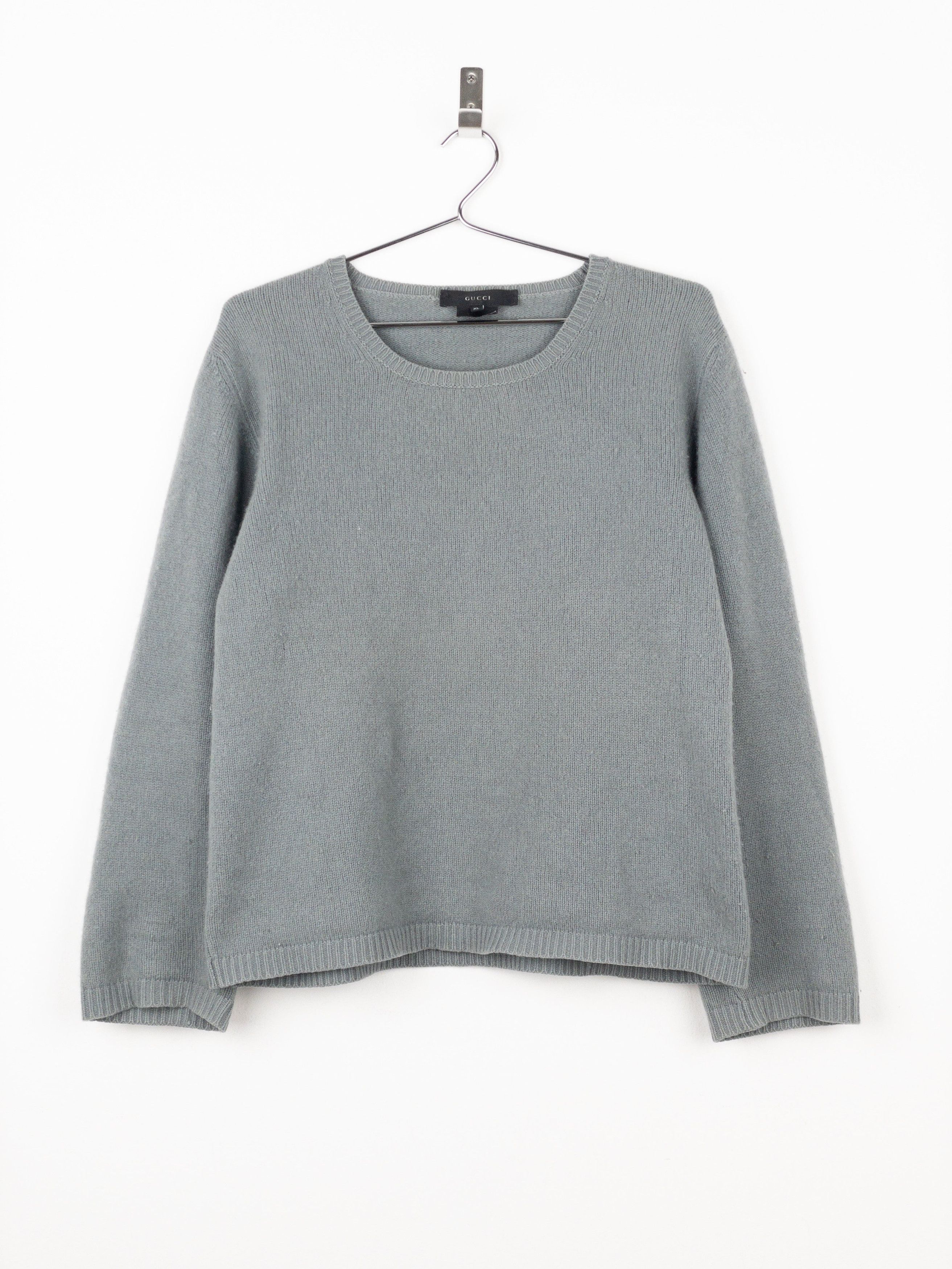 Gucci by Tom Ford AW01 Boxy Cashmere Knit Sweater Size XL / US 12-14 / IT 48-50 - 1 Thumbnail