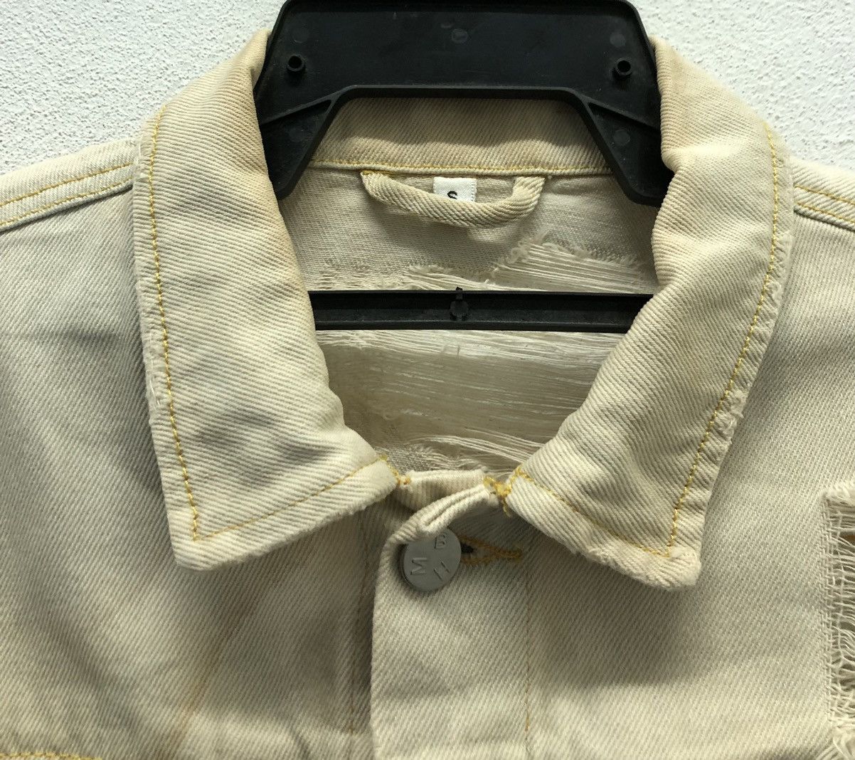 Misbhv Vintage MISBHV They Drained Very Soul Denim Jacket Size US S / EU 44-46 / 1 - 4 Thumbnail