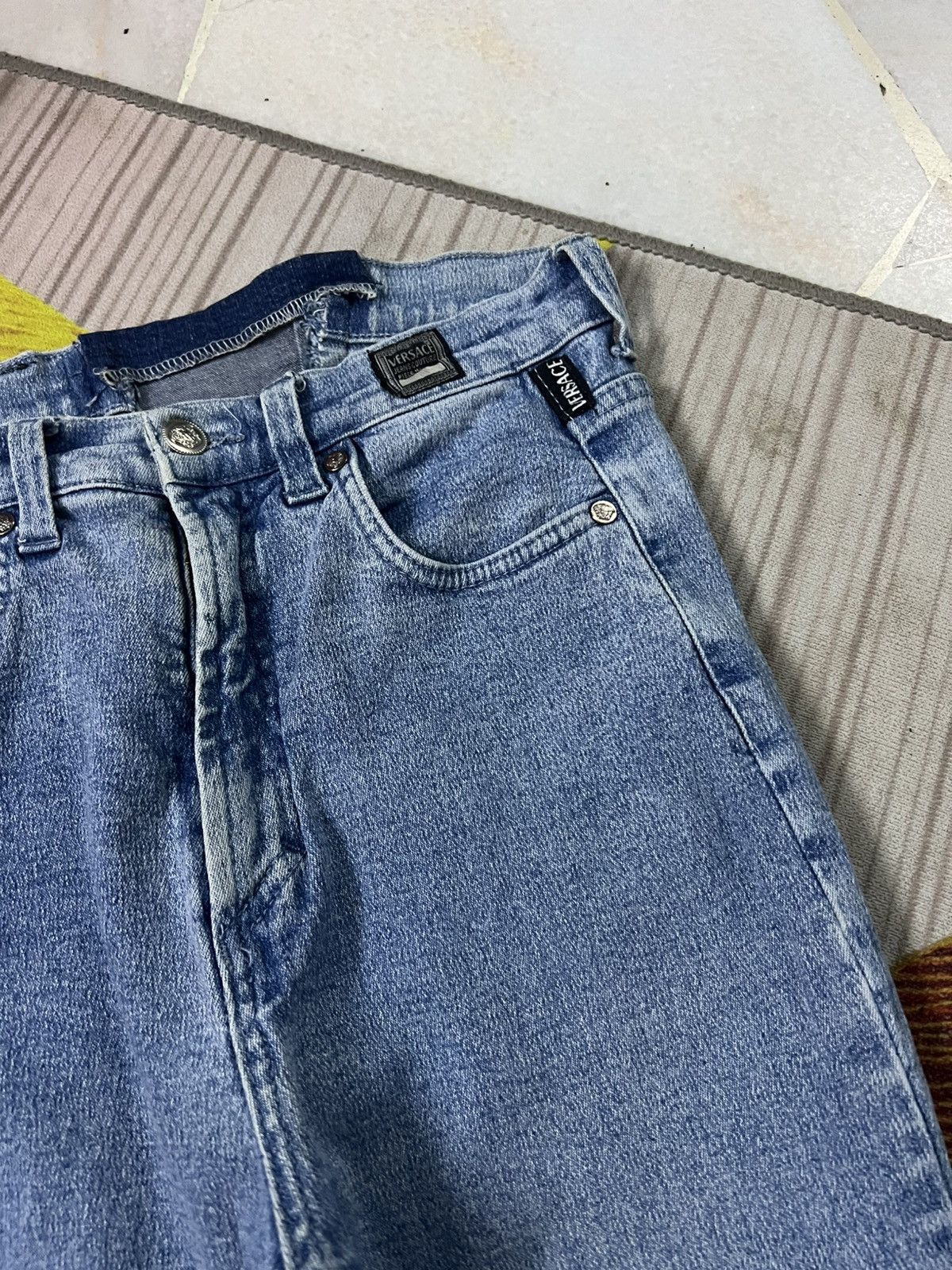 Versace Jeans Couture 💥Versace Jean Couture Faded Jean Size 26" / US 2 / IT 38 - 13 Thumbnail