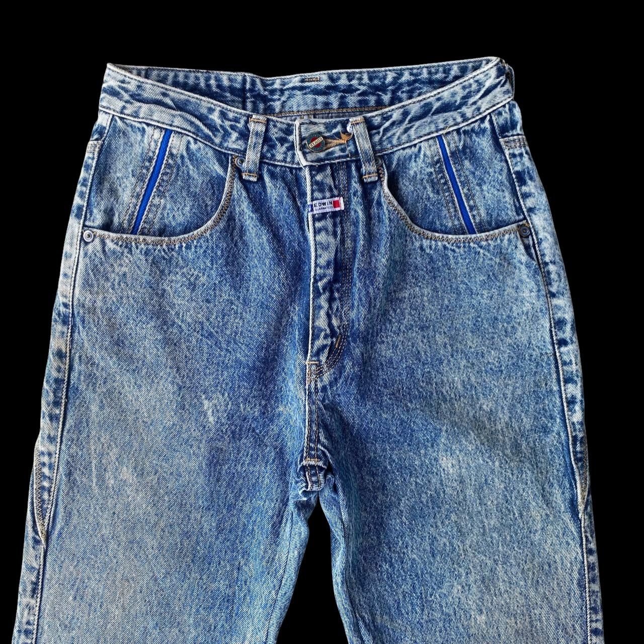 Vintage Vintage 80s/90s Edwin Acid Wash Dirty Tapered Retro Grunge Size US 28 / EU 44 - 5 Thumbnail