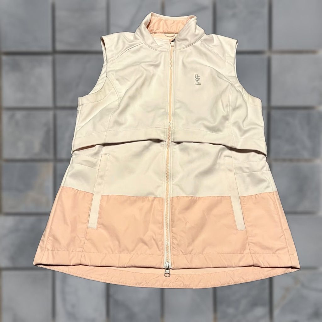 Pinko Zero Restriction Vest Womens Medium Full Zip Pink Sports Golf Athletic Vest Womens M Pink Size M / US 6-8 / IT 42-44 - 1 Thumbnail