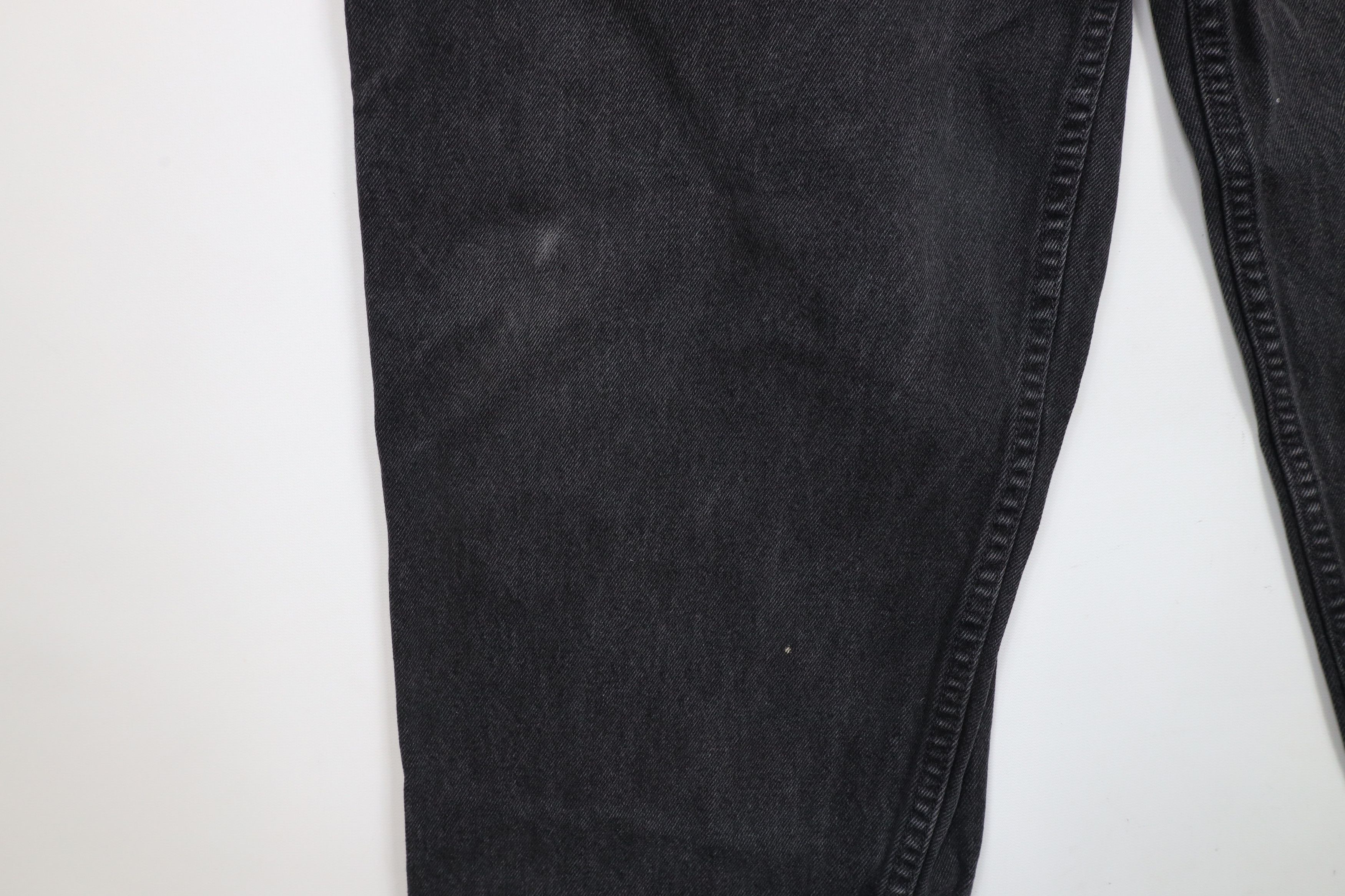 Levi's × Vintage Vintage 90s Levis 545 Loose Fit Wide Leg Denim Jeans Black Size US 44 / EU 60 - 6 Thumbnail