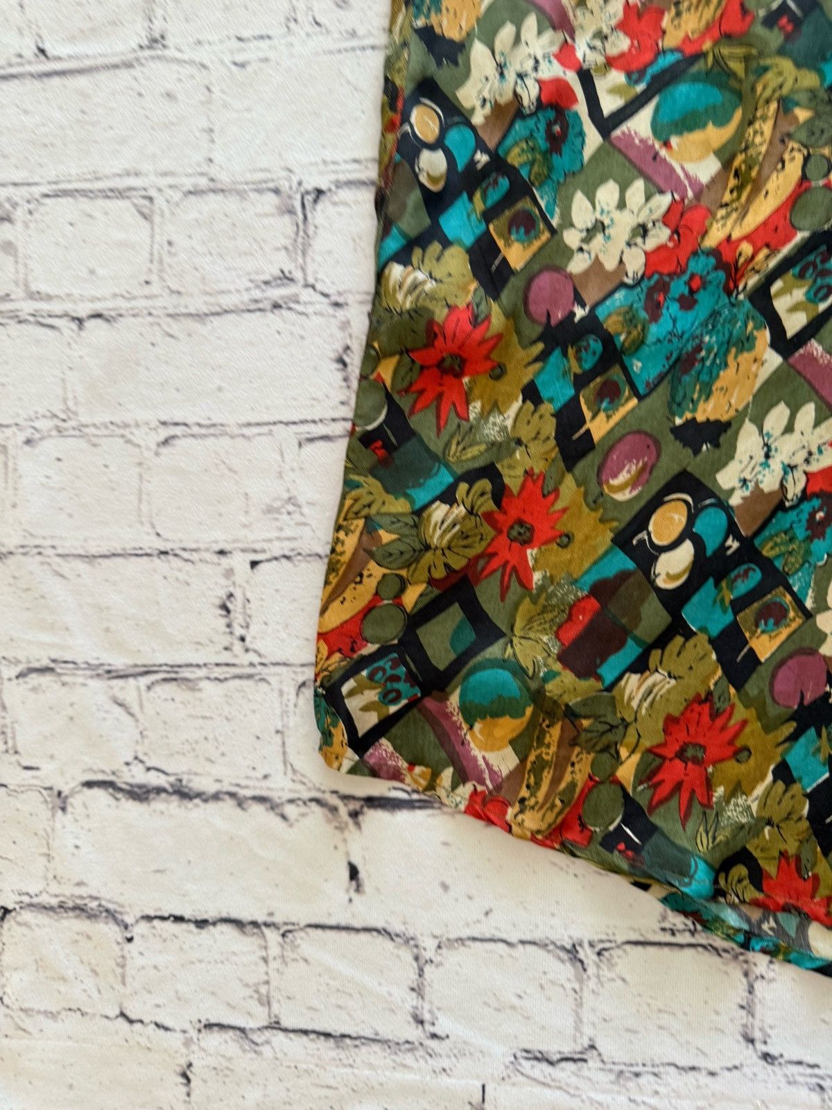 Vintage Vintage Summa Shirt Size Large 100% Silk Button Flower Retro Size US L / EU 52-54 / 3 - 8 Thumbnail