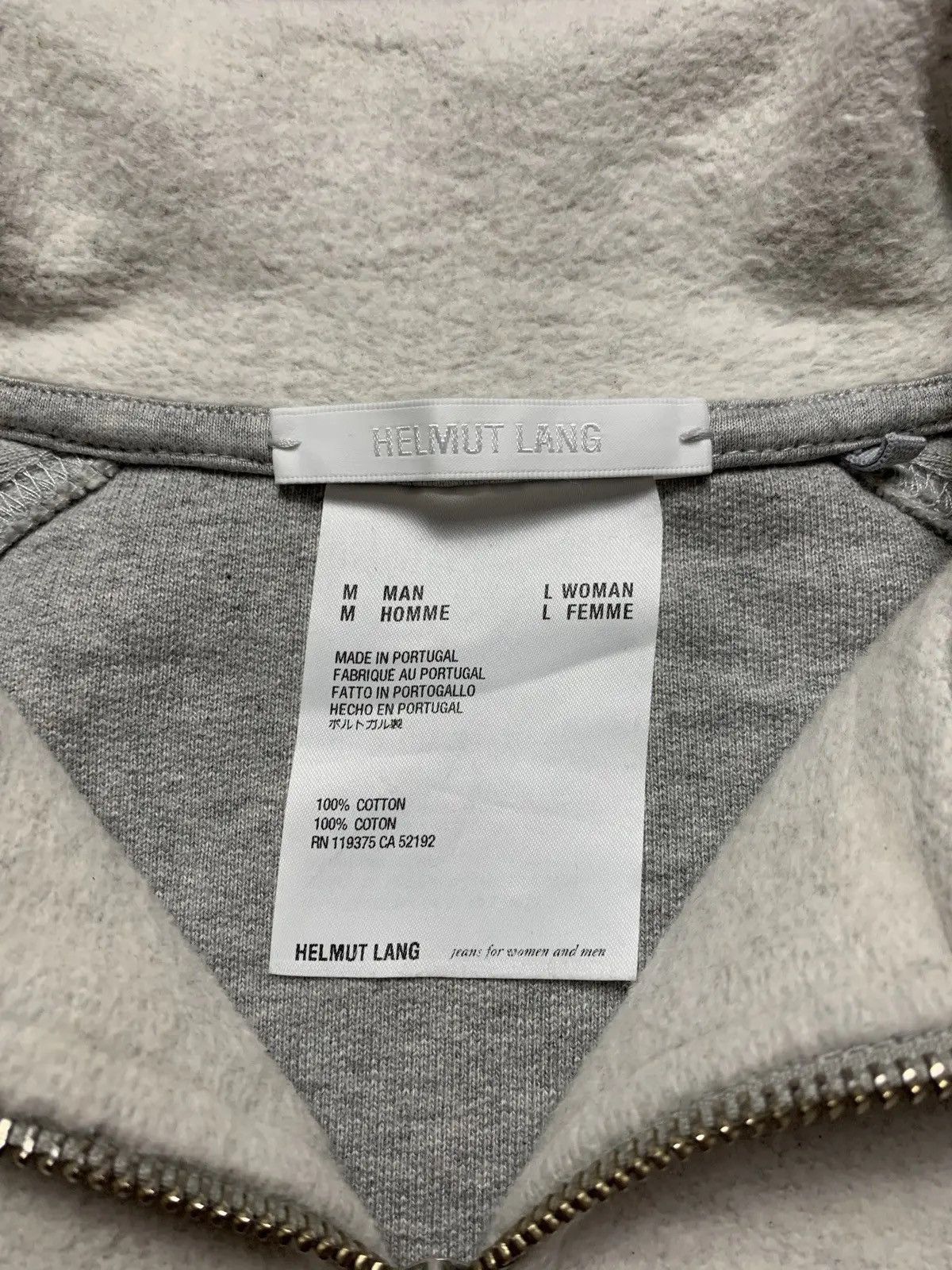 Helmut Lang Vintage Helmut Lang luxury sweater zip 1/4 sweatshirt M/L Size L / US 10 / IT 46 - 5 Thumbnail