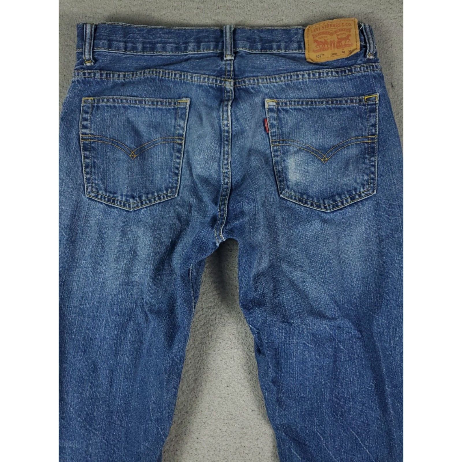 Levi's Mens Levis Jeans 30x30 Blue Taper Fit Extra Large XL Denim Pants Size US 30 / EU 46 - 7 Thumbnail