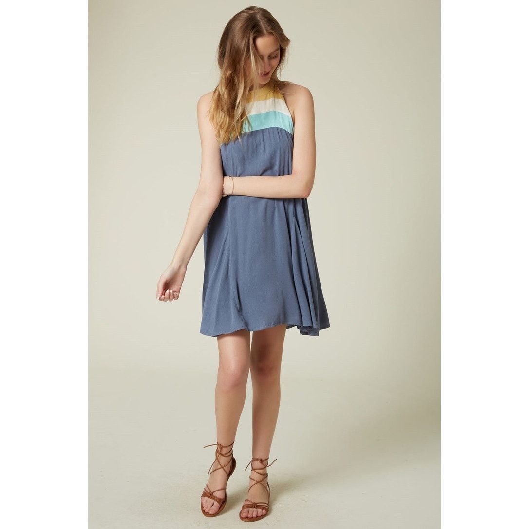 O'Neill NWT O'Neill Women's Halter Mini Dress Blue Size Medium Size M / US 6-8 / IT 42-44 - 4 Thumbnail