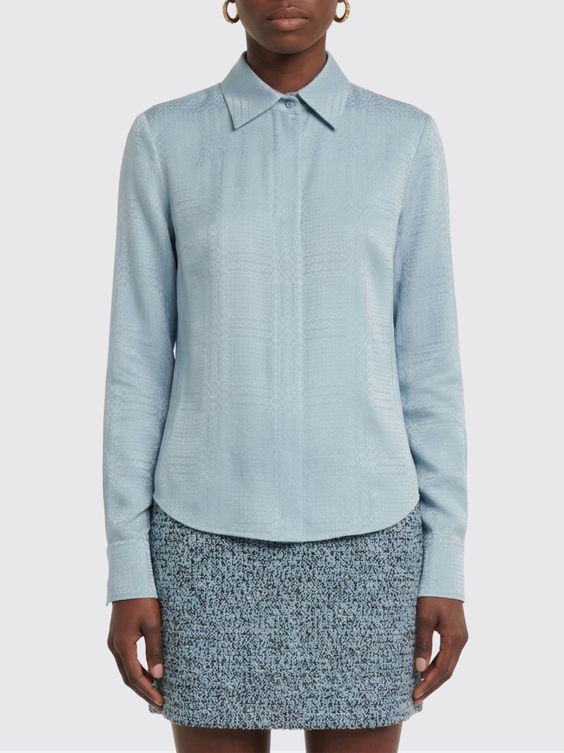 Gucci Gucci Shirt Woman Gnawed Blue Size S / US 4 / IT 40 - 1 Thumbnail