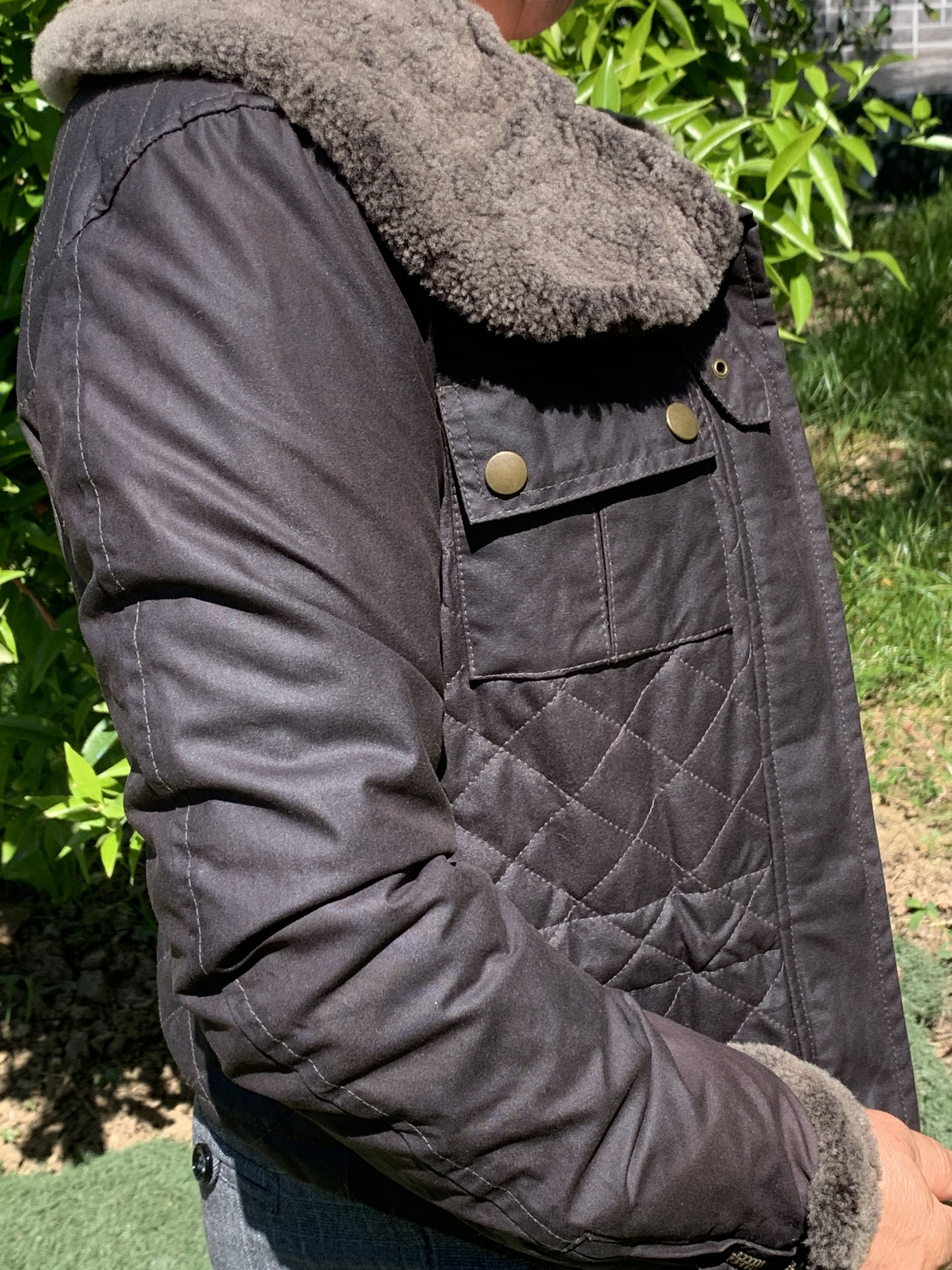 Belstaff Wax 85 Anniversary Gold Label Light Fur Size 40 S