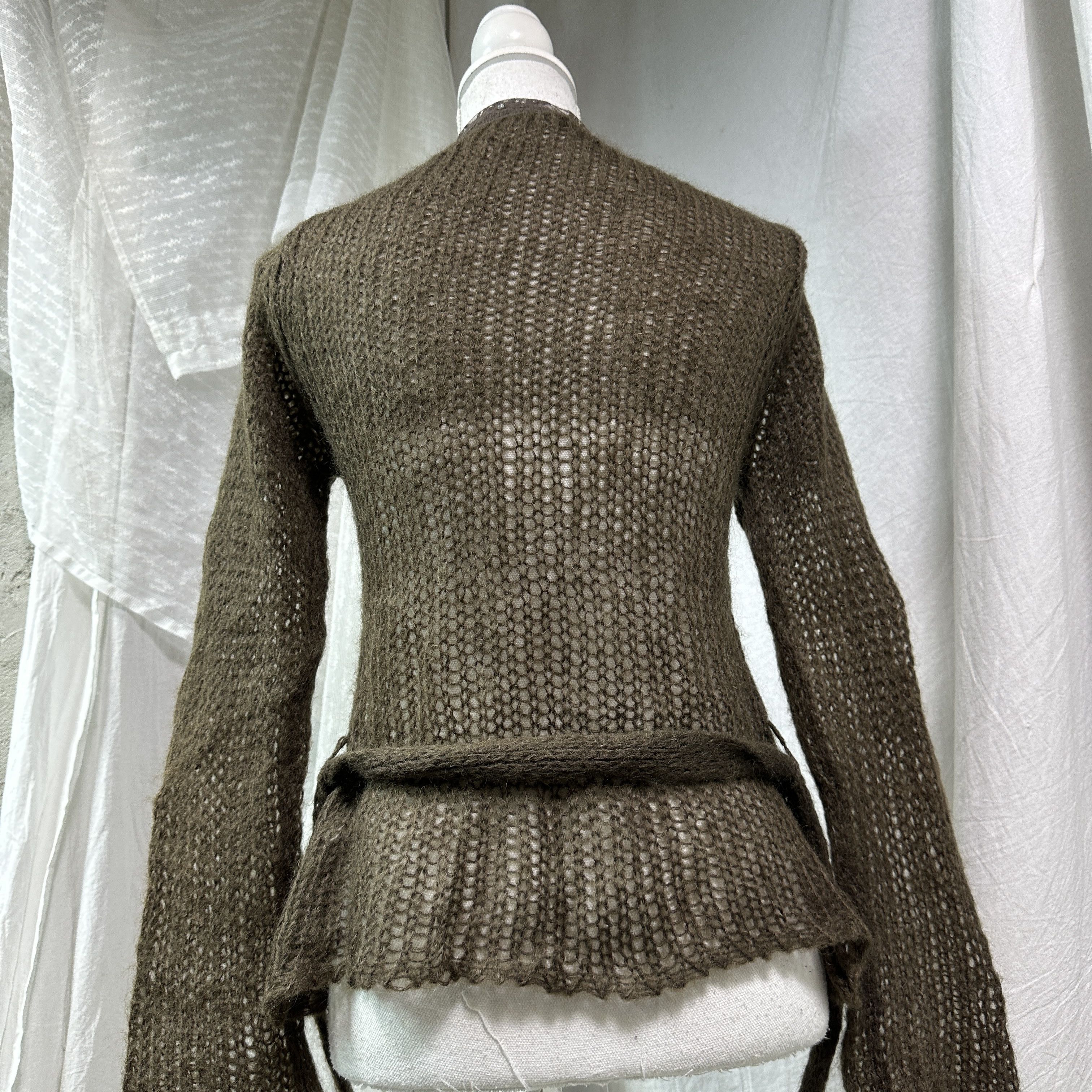 Vintage Vintage Avant Garde Vintage Loose Knit Mohair Cardigan Y2K Size S / US 4 / IT 40 - 5 Thumbnail