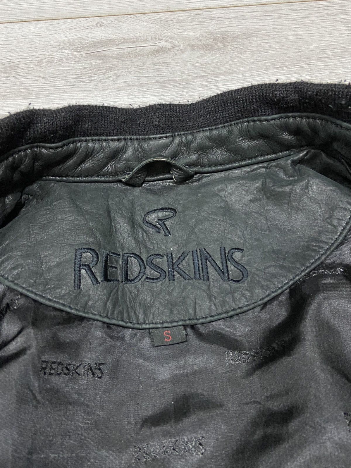 Genuine Leather Redskins leather moto jacket zip Size US S / EU 44-46 / 1 - 8 Thumbnail