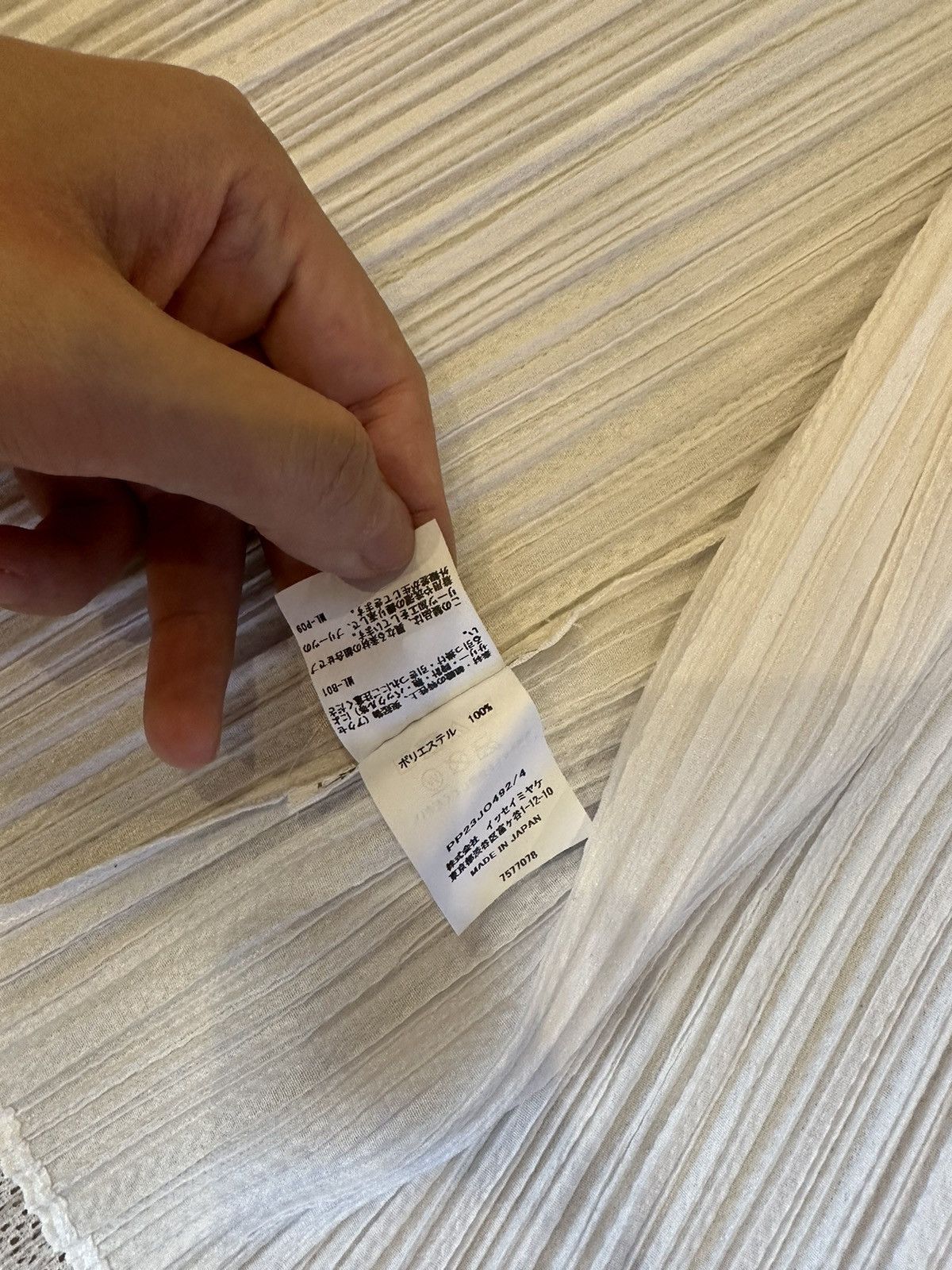 Pleats Please Issey Miyake Size4/PRELUDE Cardigan/WHITE Size L / US 10 / IT 46 - 4 Thumbnail