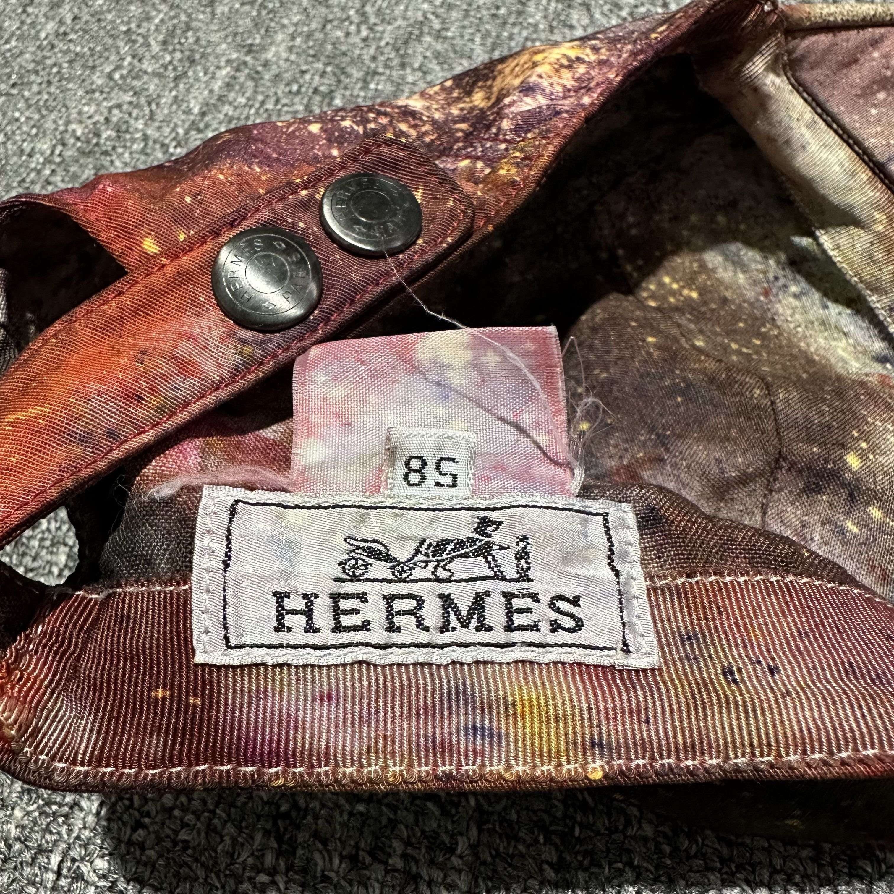 Hermes Vintage Hermes Custom Tie Dye Hat Size ONE SIZE - 7 Thumbnail