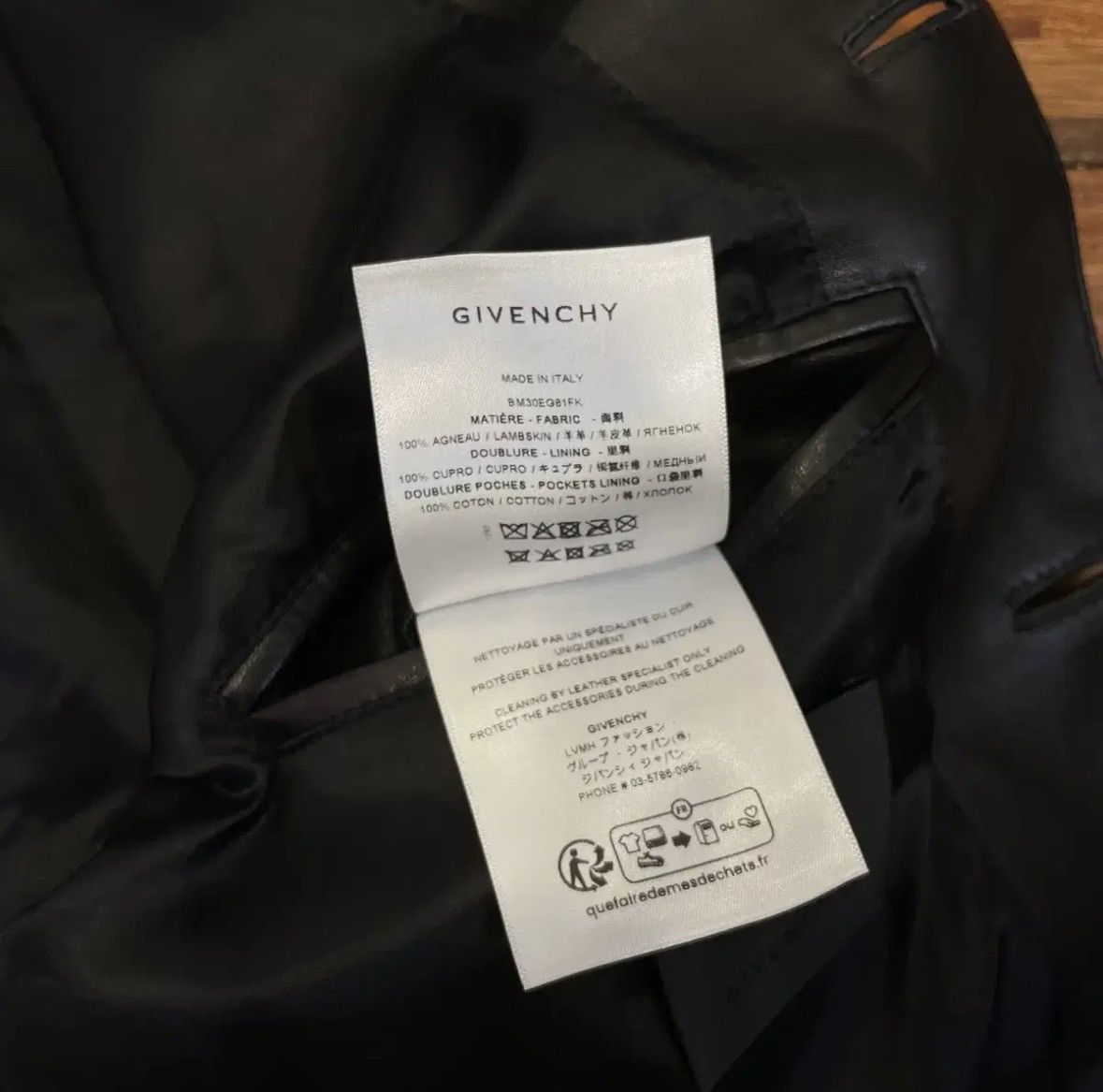 Givenchy Givenchy 23FW Leather blazer Size US M / EU 48-50 / 2 - 9 Thumbnail