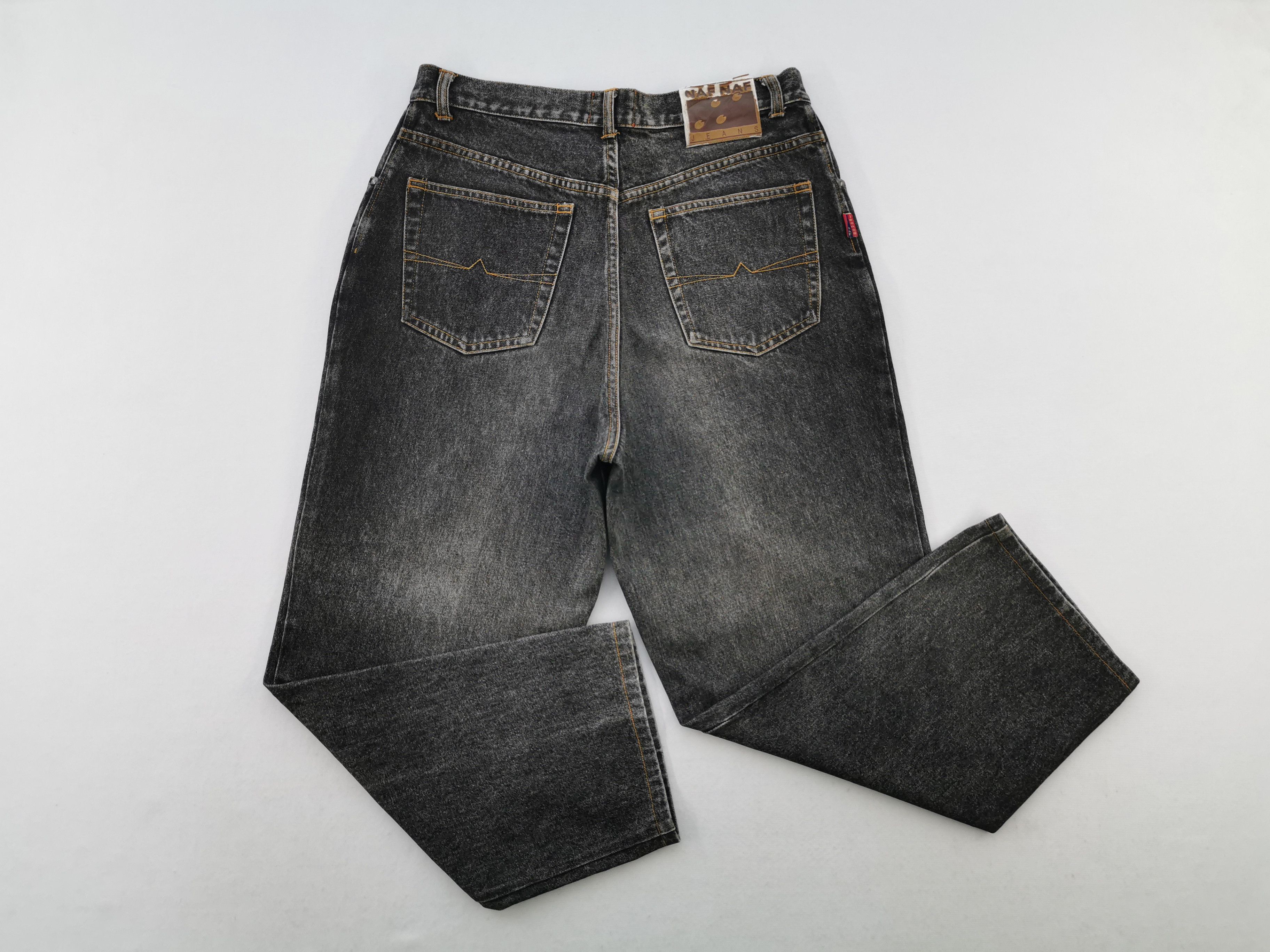 Designer × Issey Miyake Vintage 90s Naf Naf X Issey Miyake Denim Jeans Size 34 Size US 34 / EU 50 - 1 Thumbnail