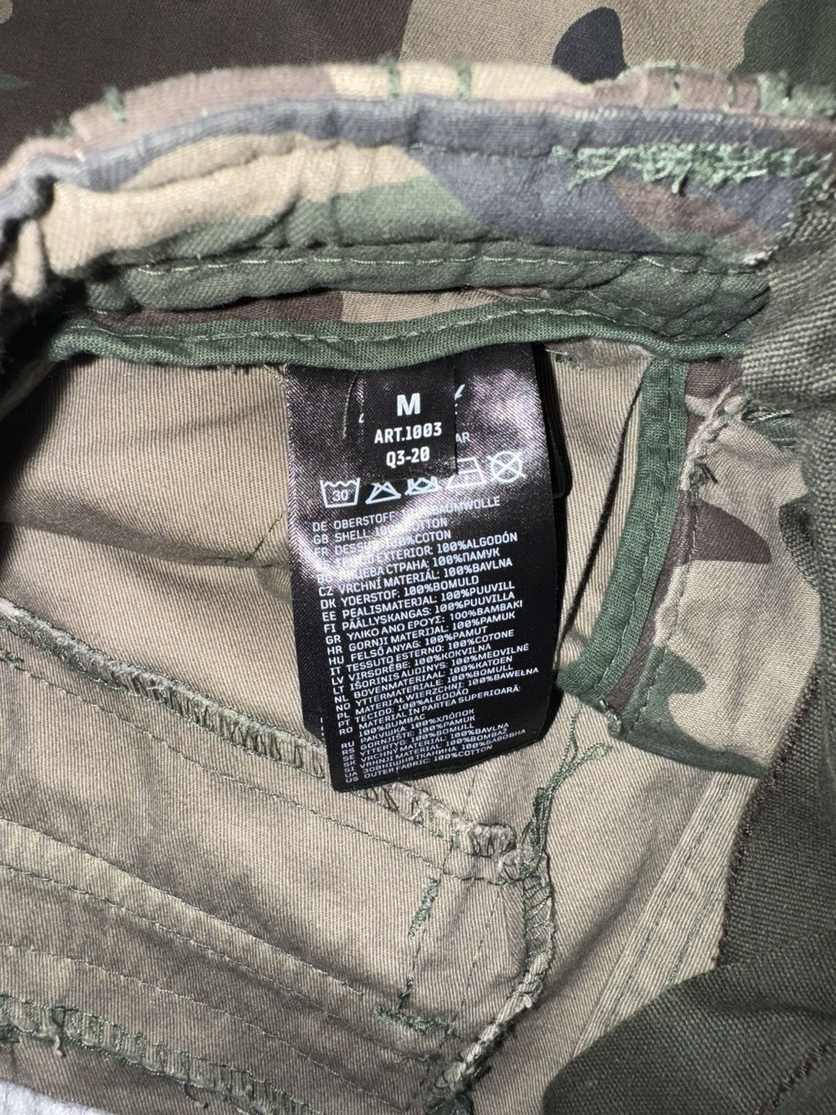 Grailed BRANDIT PURE VINTAGE TROUSERS (WOODLAND) Size: Medium Size US 32 / EU 48 - 5 Thumbnail