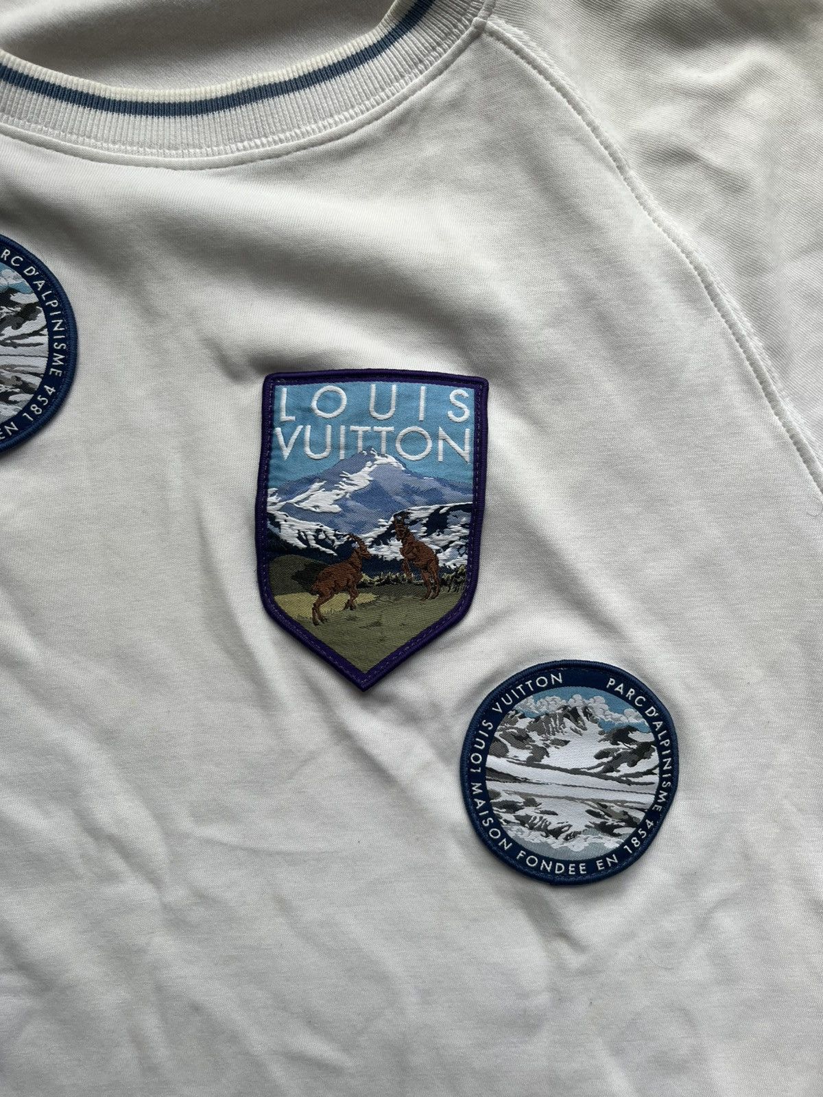 Louis Vuitton Louis Vuitton National Parks Patch T-shirt White Size US M / EU 48-50 / 2 - 11 Thumbnail