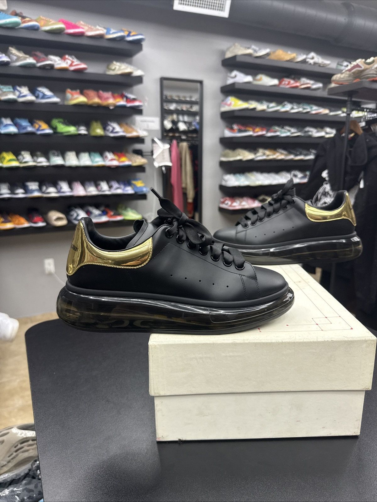 Alexander McQueen Women’s Black Alexander McQueen sneaker size 39 / 9US Size US 9 / IT 39 - 1 Thumbnail