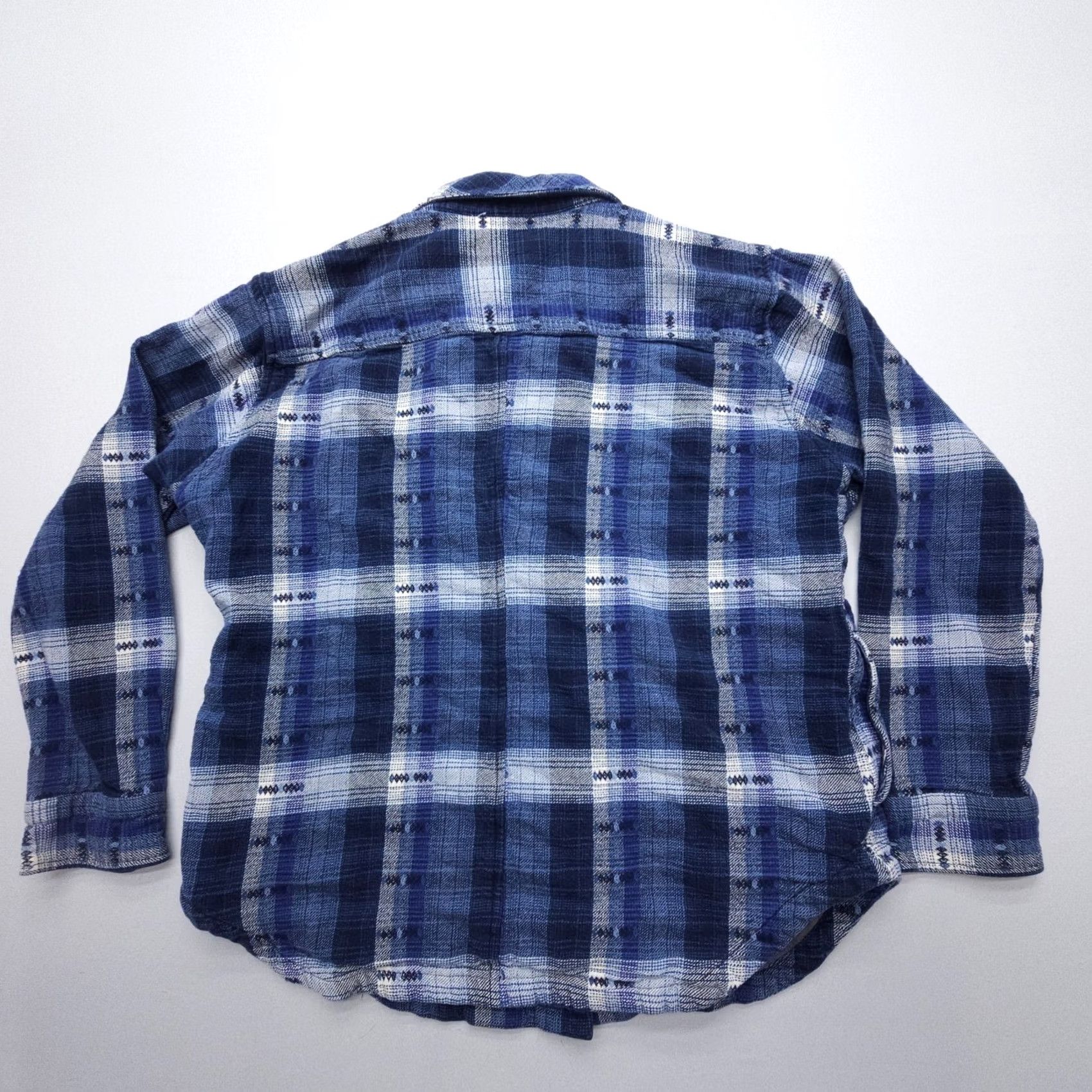 Prana prAna Emerick Lined Flannel Shirt Jacket XL Blue Snap Southwestern Shacket Shirt Women Size XL / US 12-14 / IT 48-50 - 2 Thumbnail
